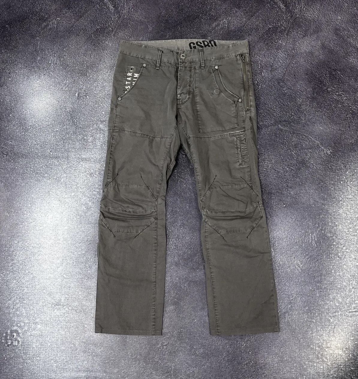 G-Star × Vintage Vintage G Star Raw Y2K Embroidered Logo Japanese Pants Size US 32 / EU 48 - 1 Thumbnail