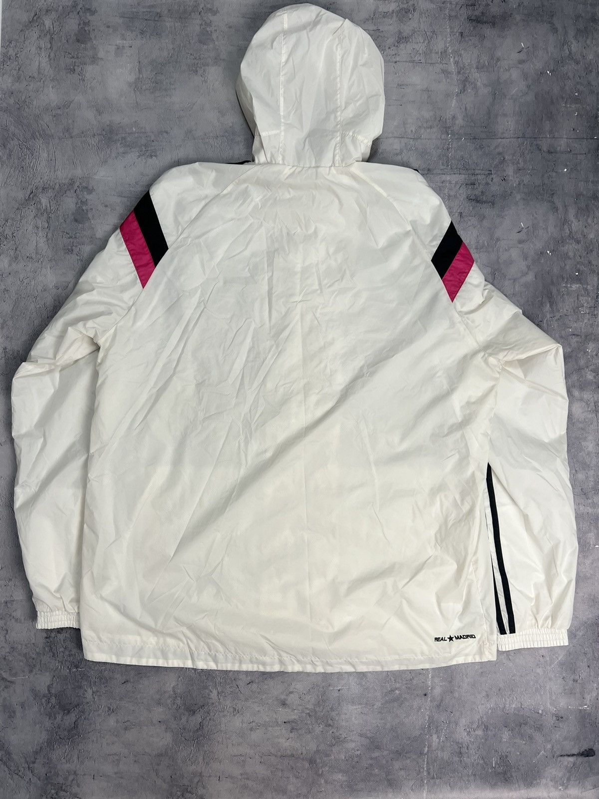 Adidas Adidas Real Madrid 2016/2017 Light Jacket (White) Size US XL / EU 56 / 4 - 9 Thumbnail