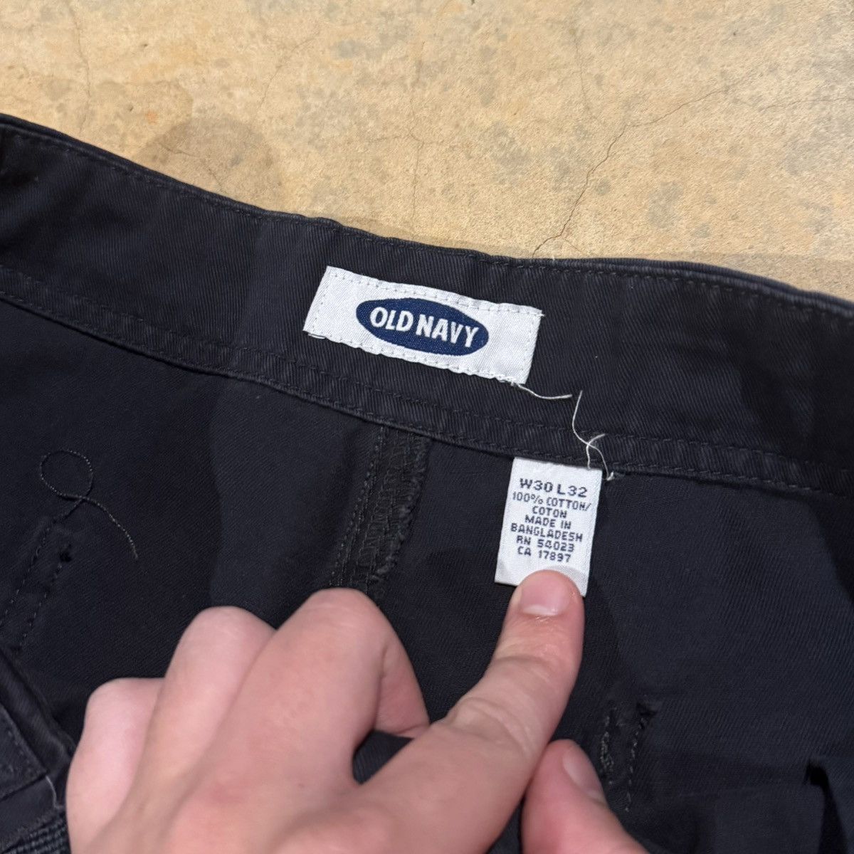Vintage 2000s Faded Military Cargo Pocket Baggy Jeans ERD Grunge Y2K Size US 30 / EU 46 - 8 Thumbnail