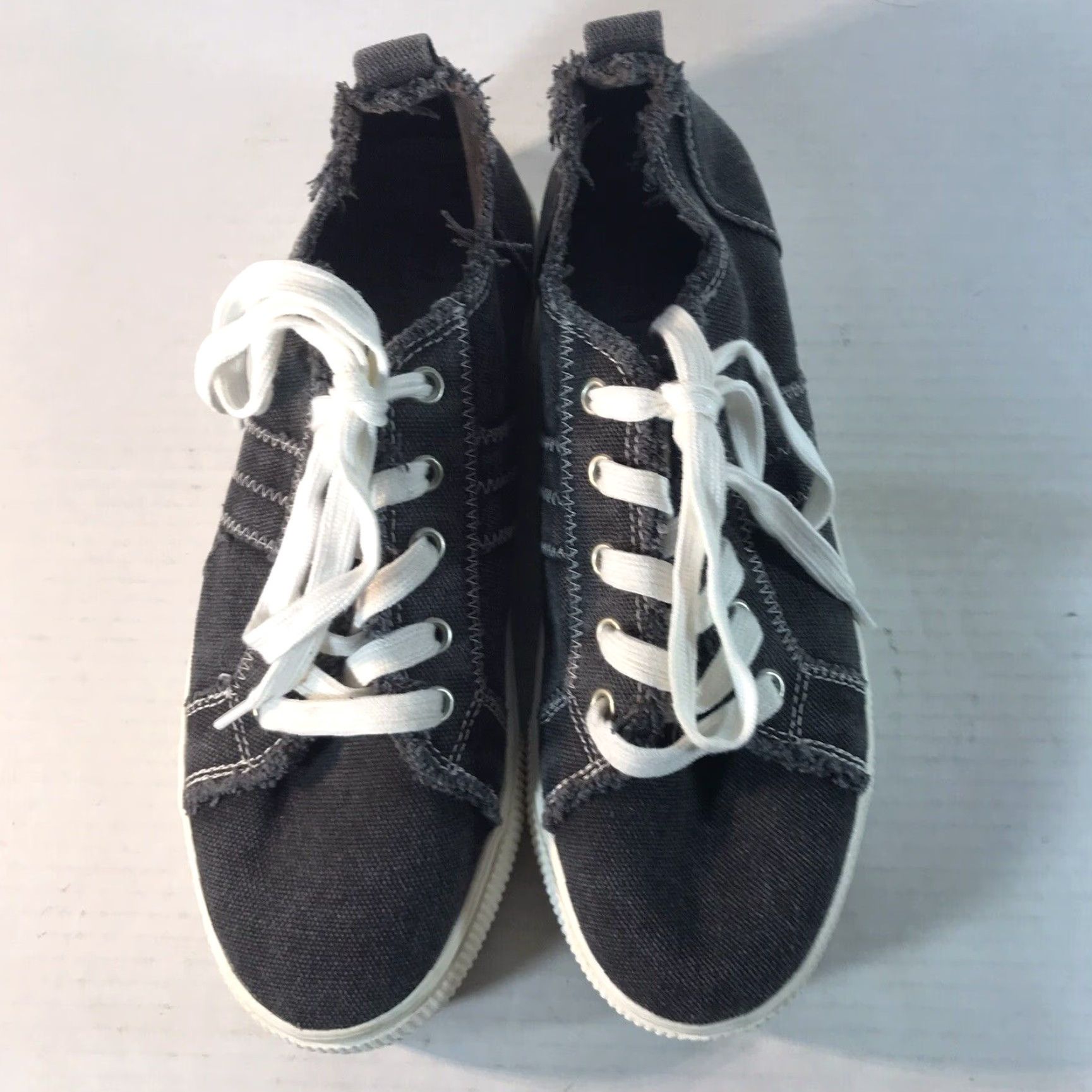 Vintage VINTAGE Jellypop Newstar Women's Canvas Sneakers Size 9.5M Gray Athletic Casual Shoes Size US 9.5 / IT 39.5 - 3 Thumbnail