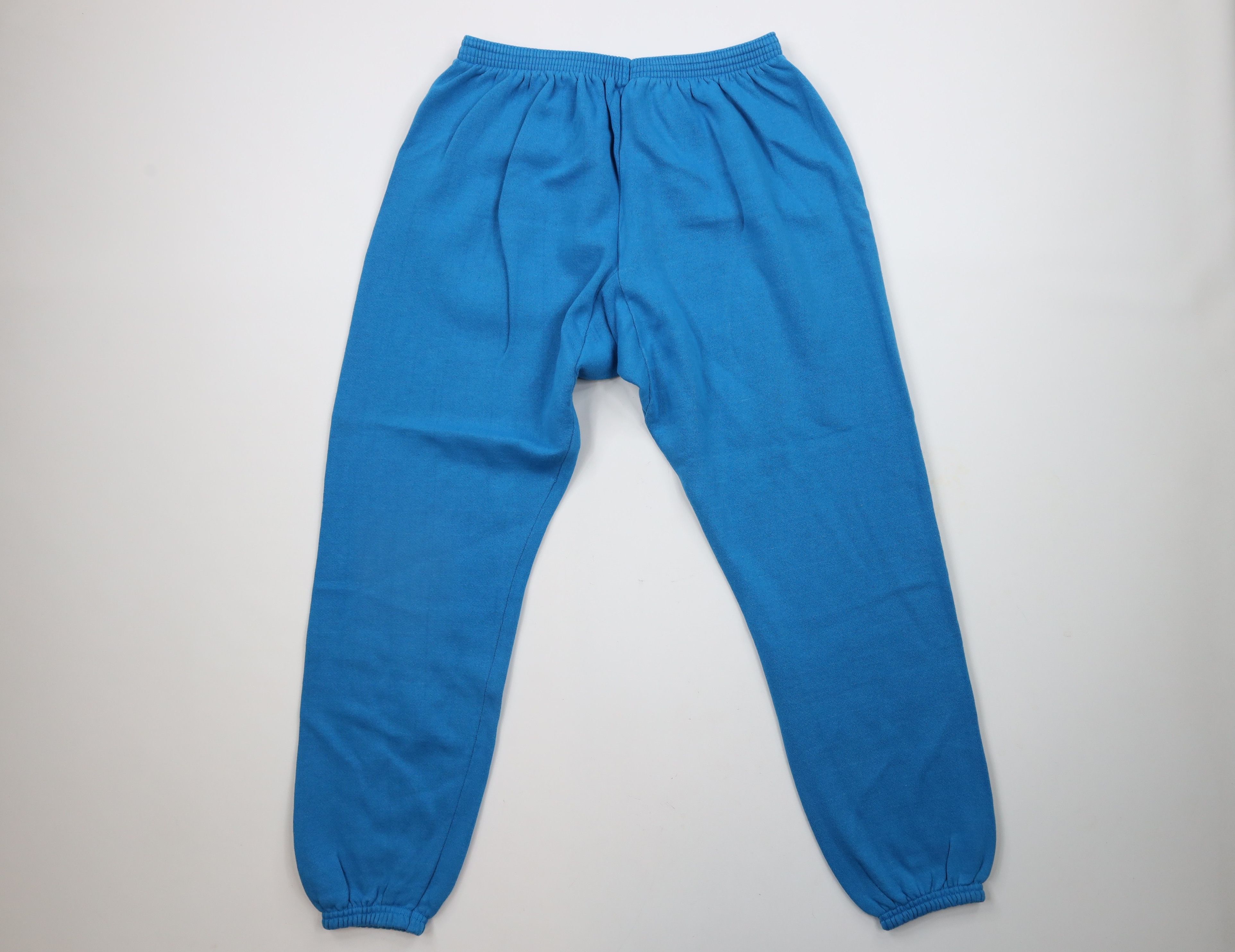 Vintage Vintage 70s 80s Streetwear Sweatpants Joggers Blue USA Size US 36 / EU 52 - 8 Thumbnail