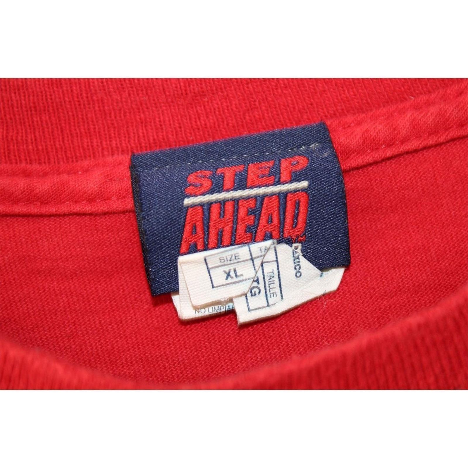 Vintage Vintage Red 2000's Step Ahead NCCA Baseball Graphic Tee Size US XL / EU 56 / 4 - 7 Thumbnail