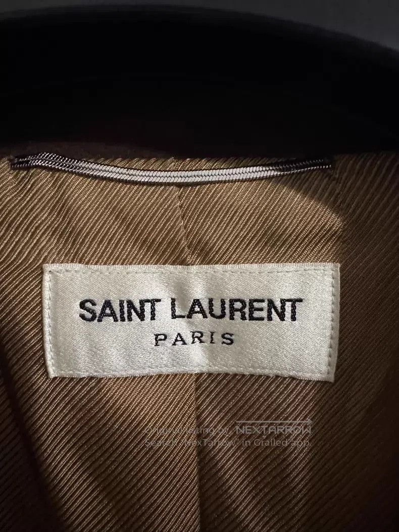 Saint Laurent Paris Saint Laurent Paris Goat Leather Notched Lapel Double Pock Size US M / EU 48-50 / 2 - 5 Thumbnail