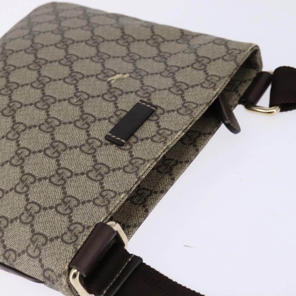 Gucci GUCCI GG Supreme Shoulder Bag Pvc Beige Gold Size ONE SIZE - 6 Thumbnail