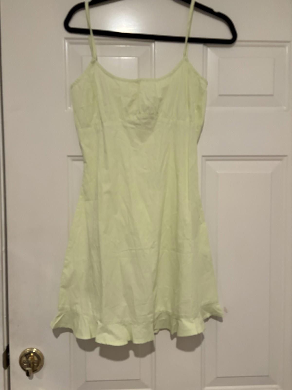 Designer Womens sz 4 neon green Nasty Gal sun dress new # 350 Size S / US 4 / IT 40 - 1 Thumbnail