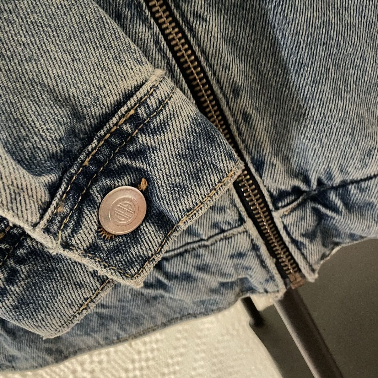 Rhude × Zara Cropped Denim Jacket Rhude x Zara Rhuigi Size US M / EU 48-50 / 2 - 6 Thumbnail