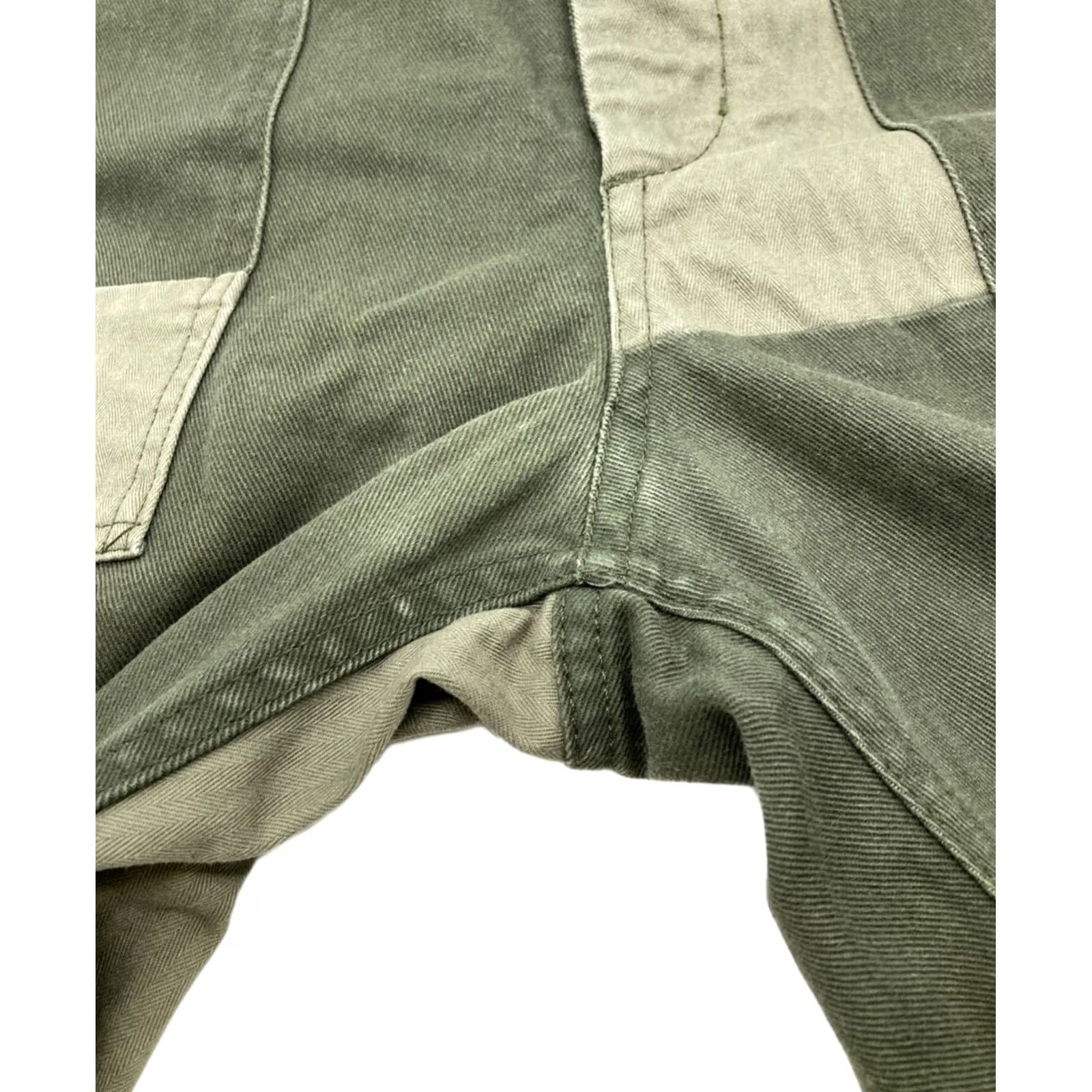 Engineered Garments Engineered Garments Fatigue Pants Green Cotton Patchwork Size S Men's Size US 29 - 7 Thumbnail