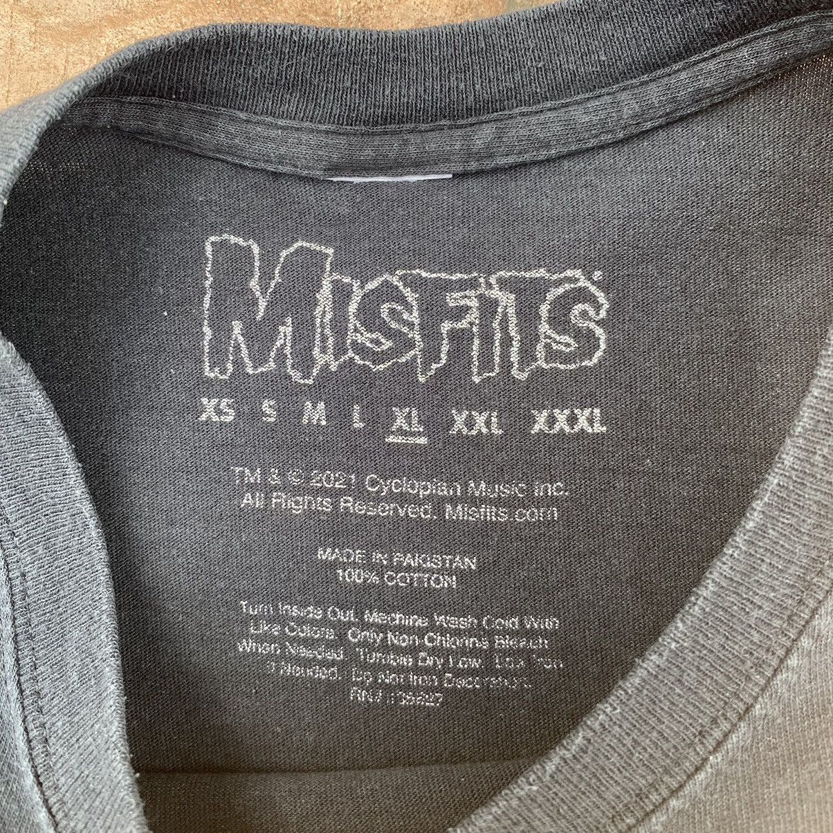 Misfits Vintage Faded The Misfits Horror Punk Band ERD GRUNGE TEE Size US XL / EU 56 / 4 - 4 Thumbnail