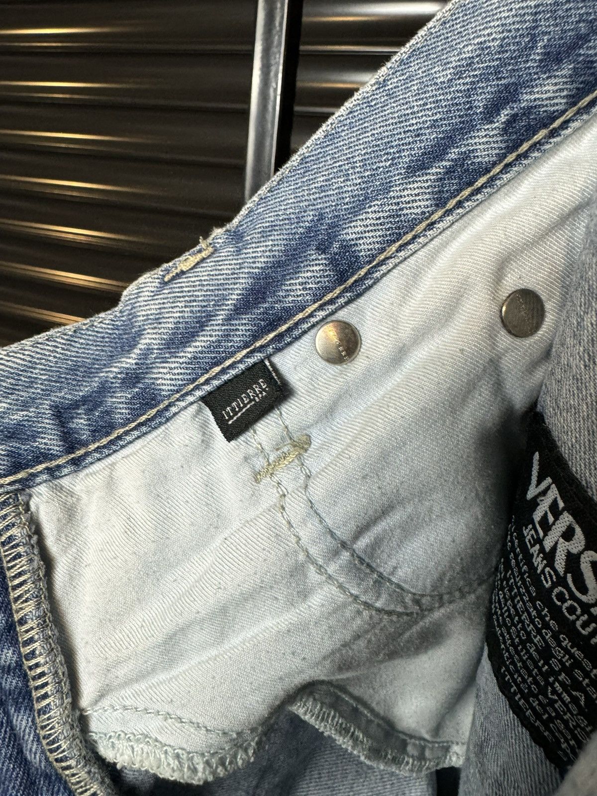 Versace Jeans Couture Vintage 90s Versace Jeans Couture Denim - 34 Size US 33 - 10 Thumbnail
