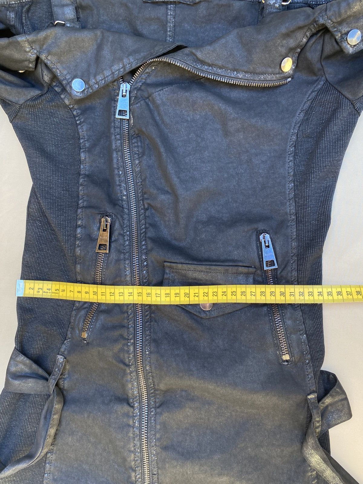 La Haine Inside Us La Haine Inside Us Coated Asymmetric Biker Top Jacket Size S Size S / US 4 / IT 40 - 10 Thumbnail