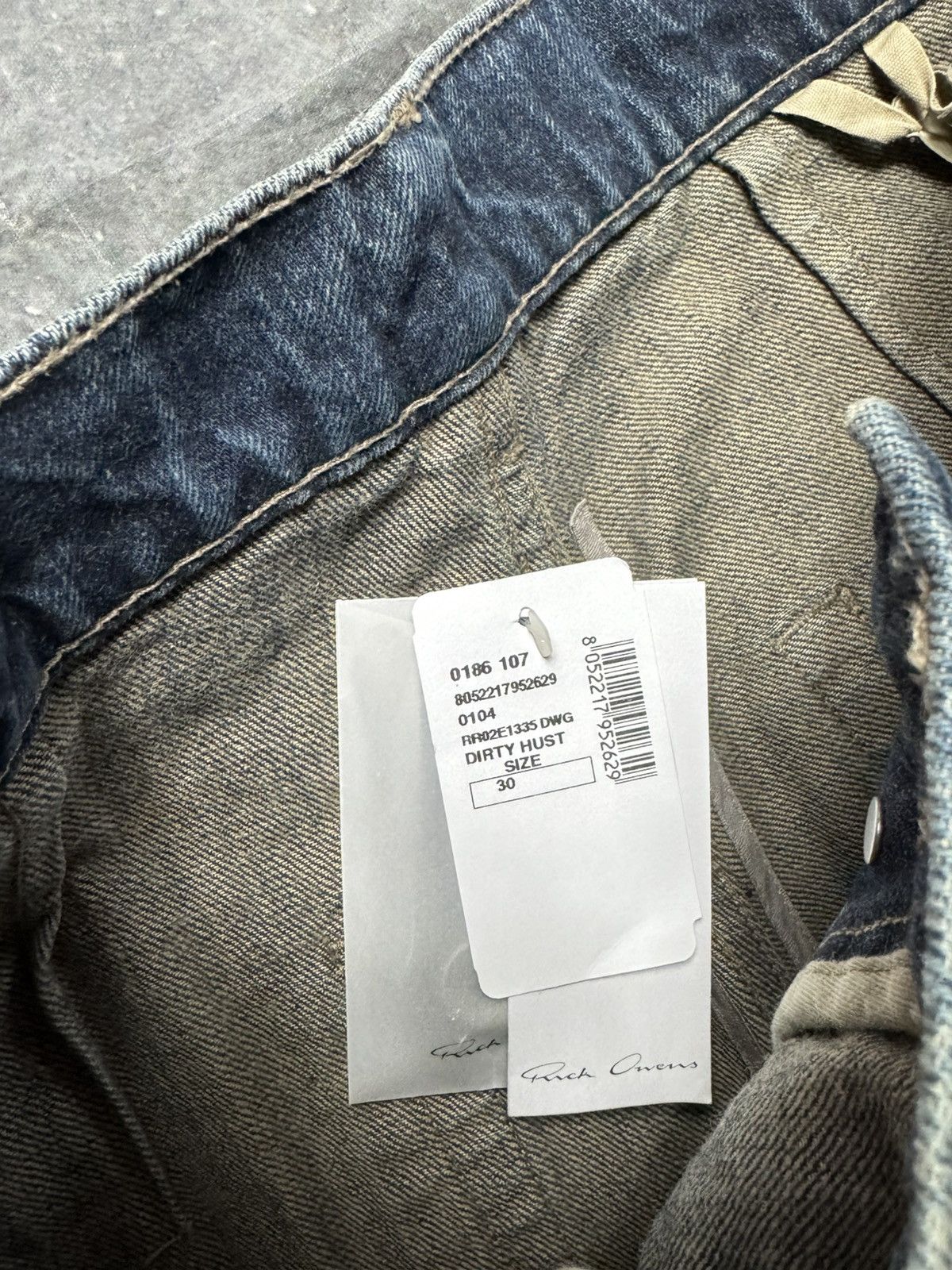 Rick Owens Rick Owens Bolan Jeans in Dirty Hustler Blue Size US 30 / EU 46 - 12 Thumbnail
