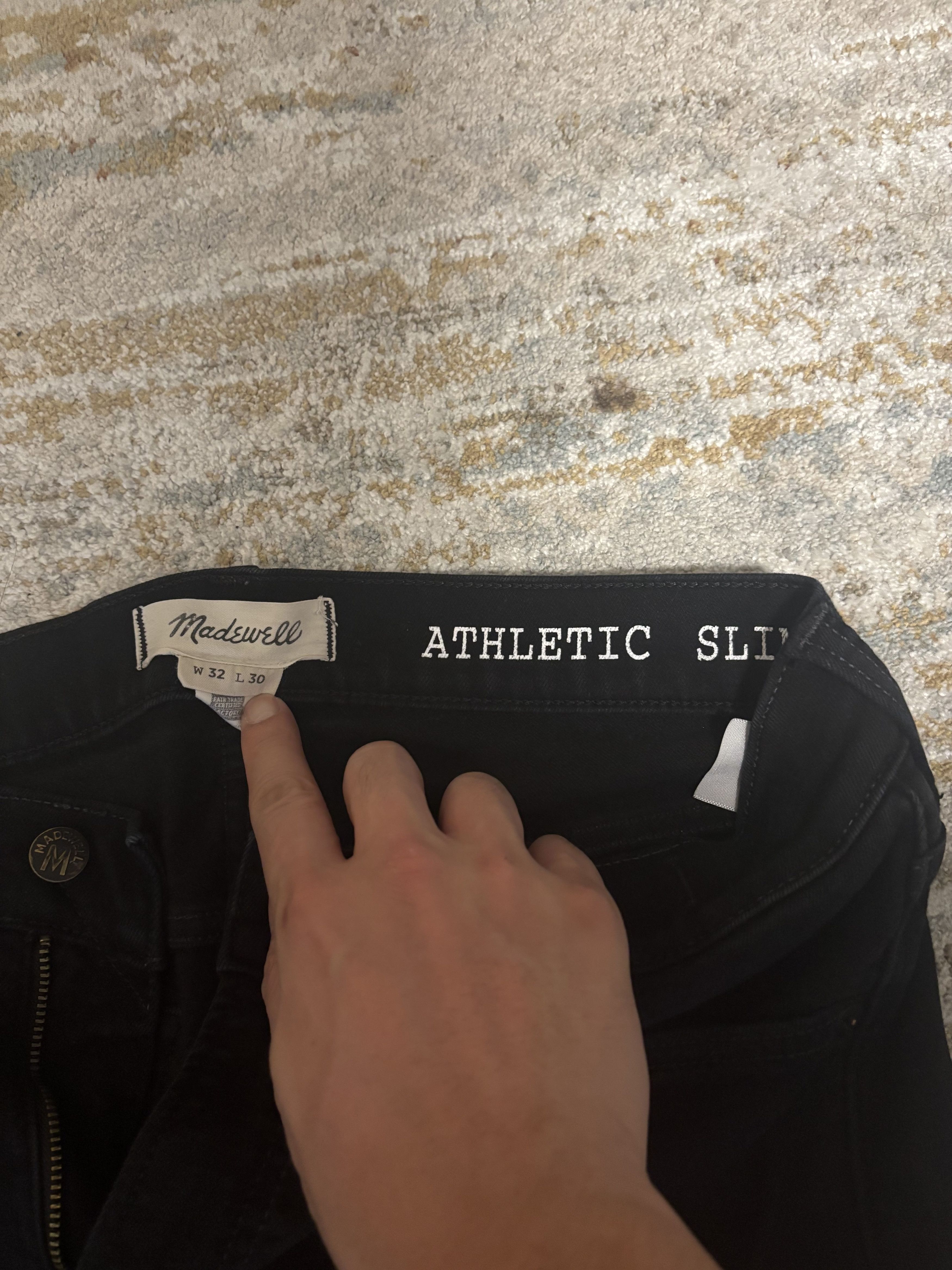 Madewell Madewell Jeans Athletic Slim 32x30 Size US 32 / EU 48 - 2 Thumbnail