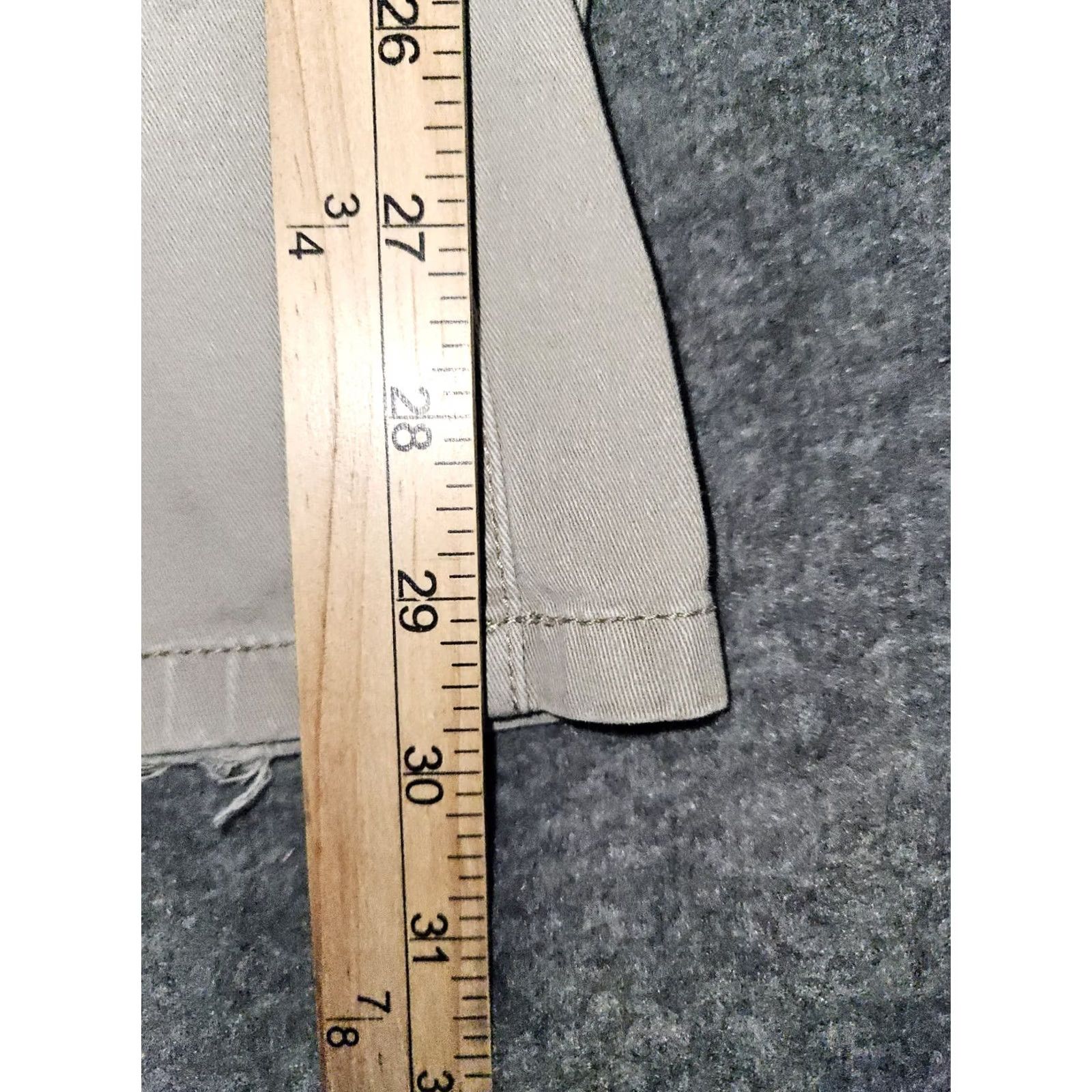 Southpole Southpole Straight Leg Pants Womens 13 Beige Low Rise Stretch Casual Hipster Khakis Mens? Womens Size 34" / US 12 / IT 48 - 5 Thumbnail
