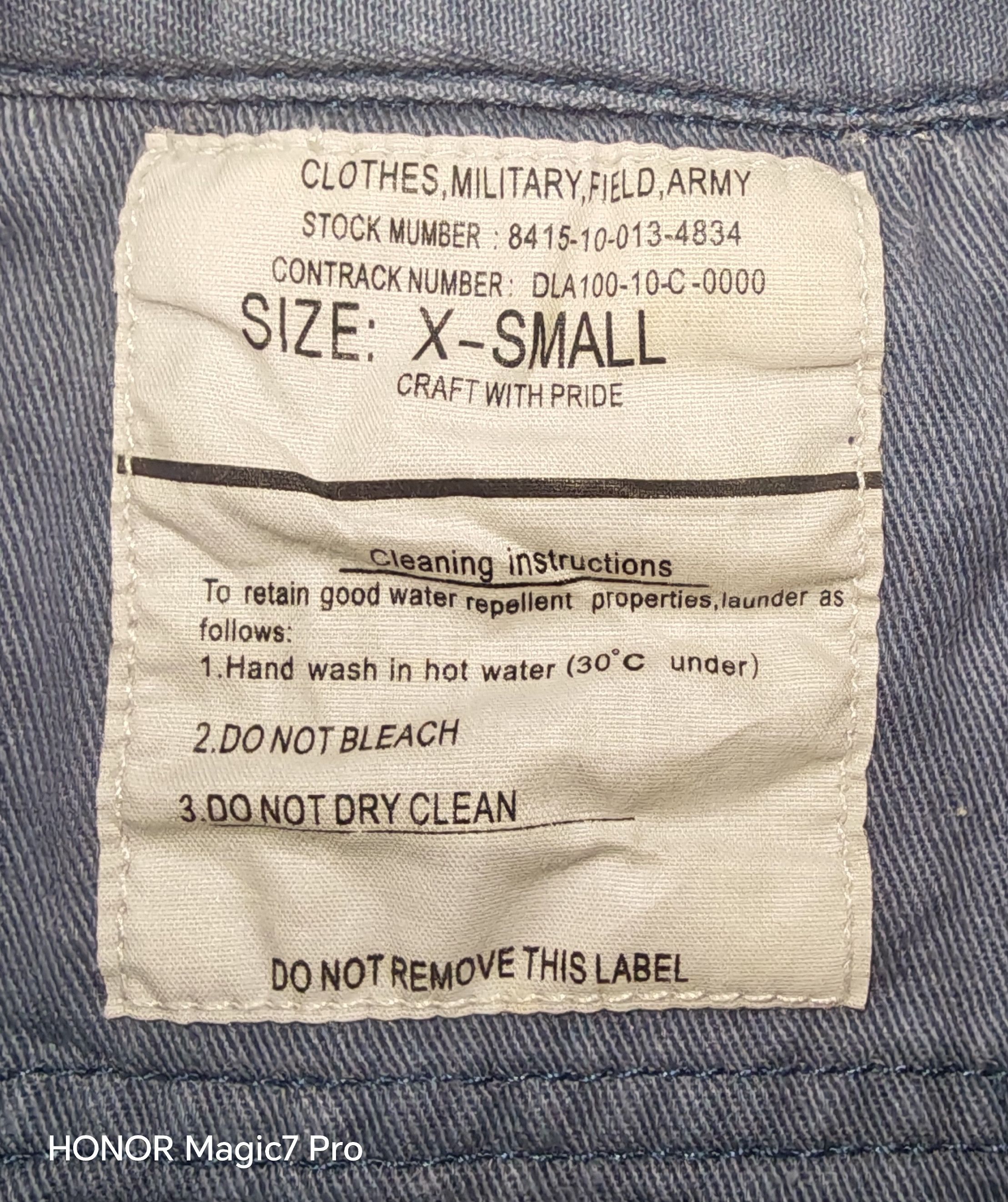 Other US Air Force Denim Jacket Size US XS / EU 42 / 0 - 4 Thumbnail