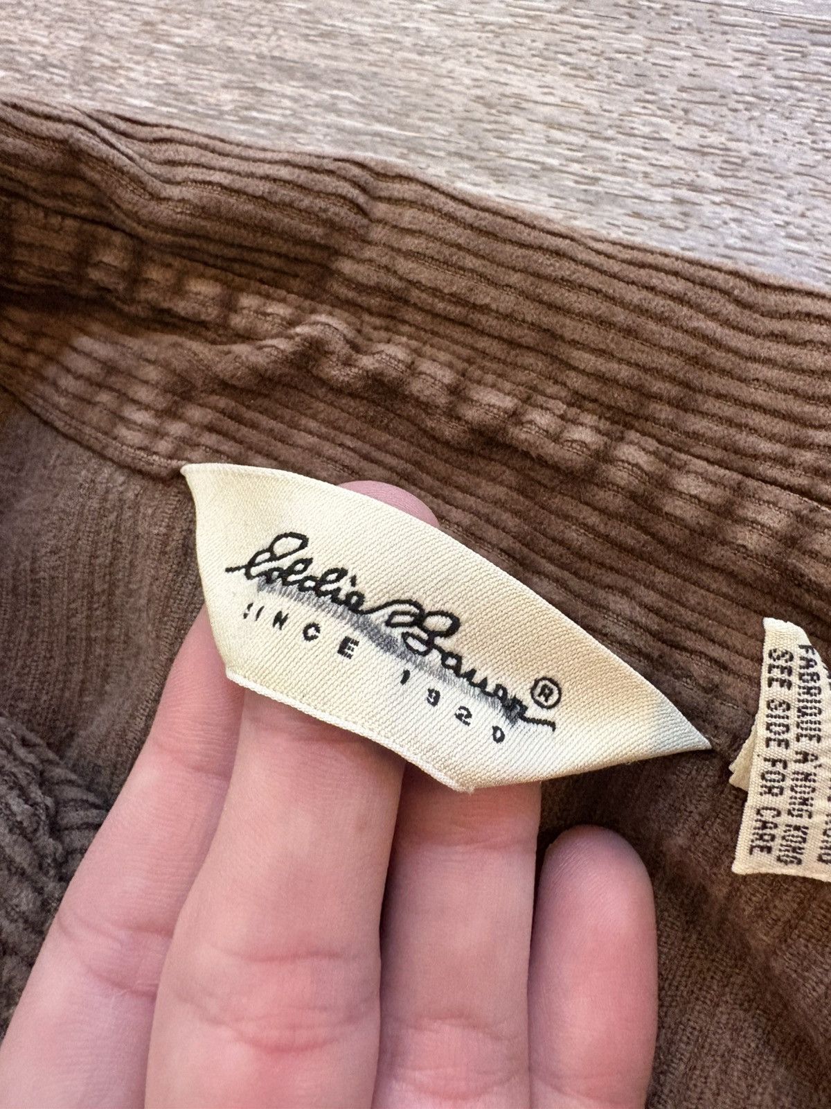Eddie Bauer Corduroy Button Up Shirt Size XL / US 12-14 / IT 48-50 - 3 Thumbnail