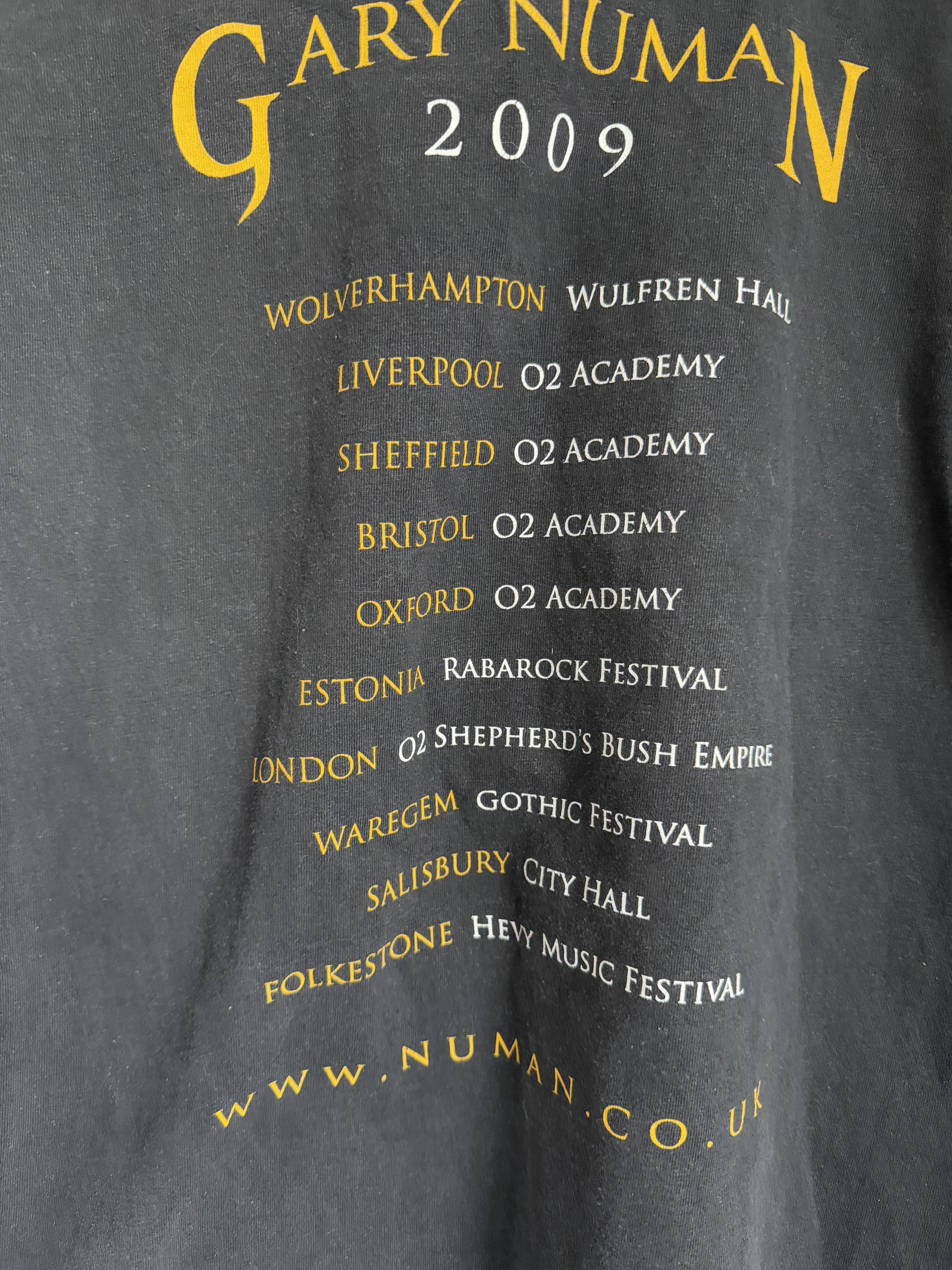 Band Tees × Vintage vintage 2009 Gary Numan tour t-shirt Size US XL / EU 56 / 4 - 3 Thumbnail