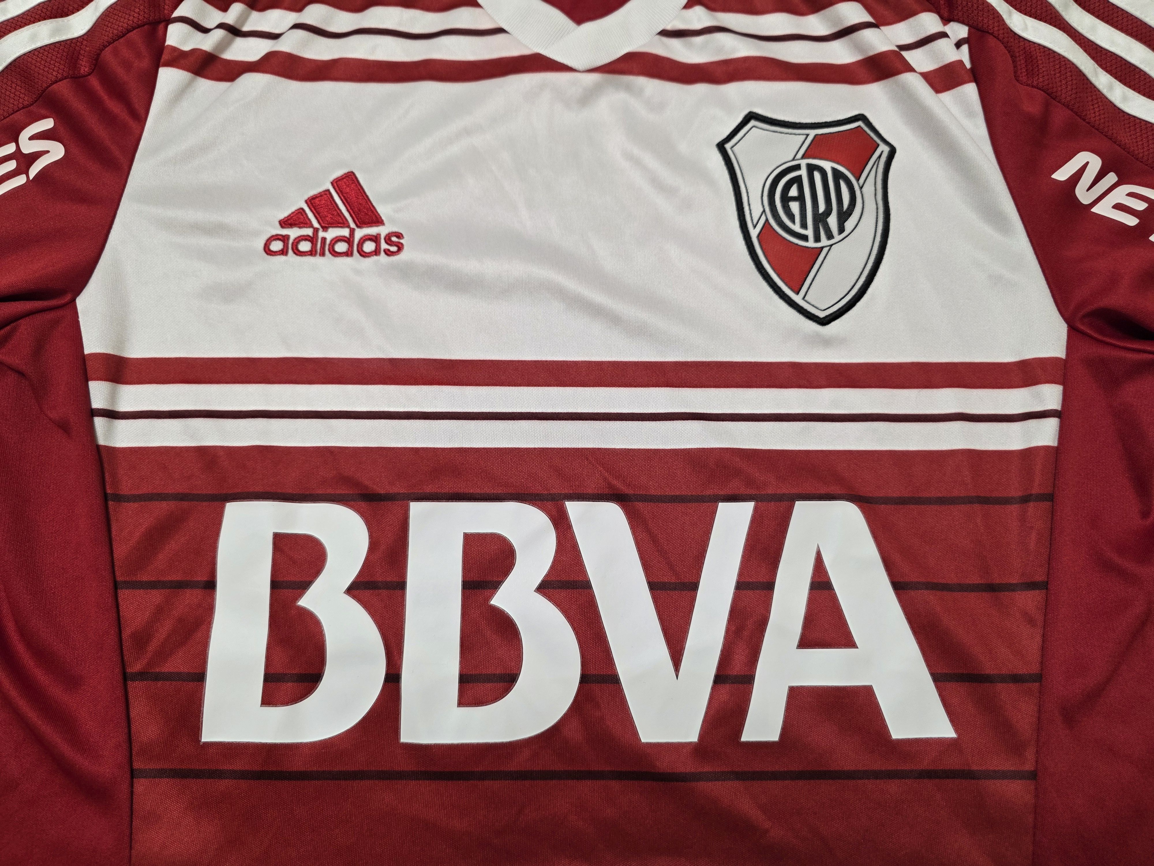All Sport RIVER PLATE 2015 2016 AWAY FOOTBALL SHIRT SOCCER JERSEY Size US S / EU 44-46 / 1 - 3 Thumbnail