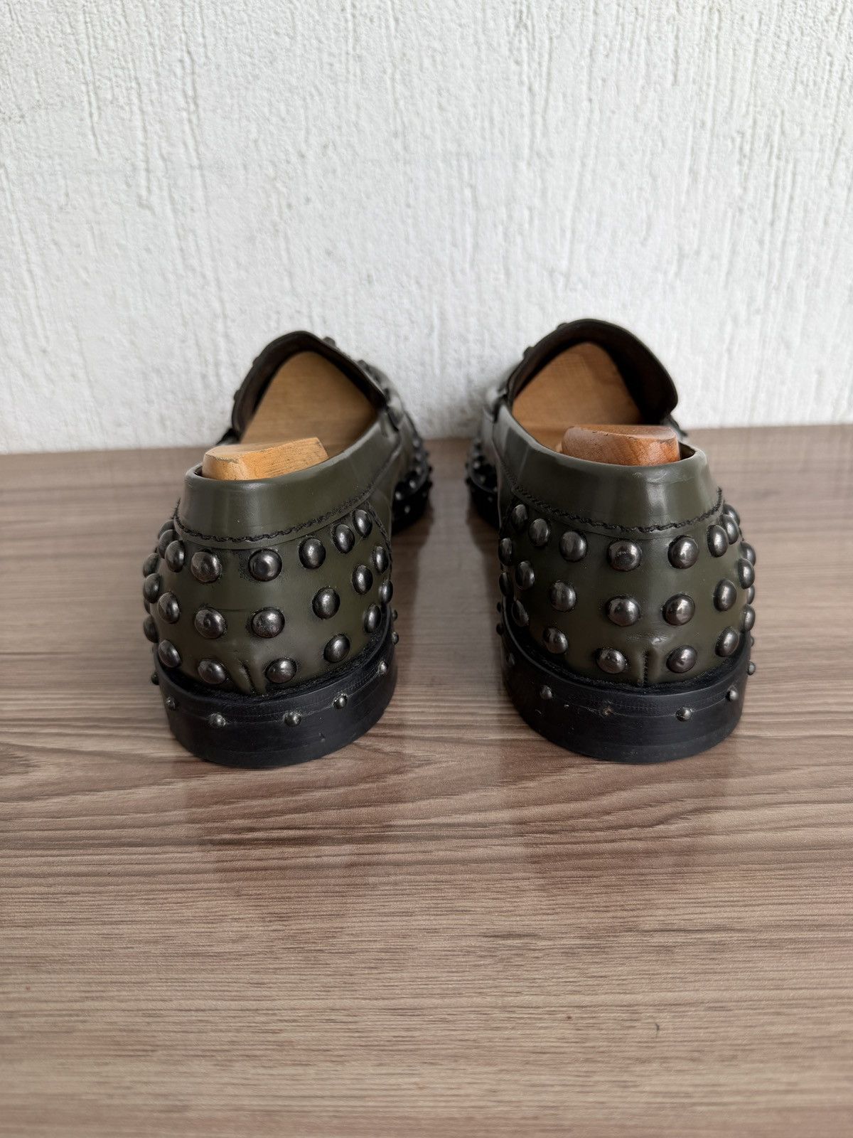 Prada 🔋❗️ Archival 🕷️Studded loafers Size US 10 / EU 43 - 21 Thumbnail