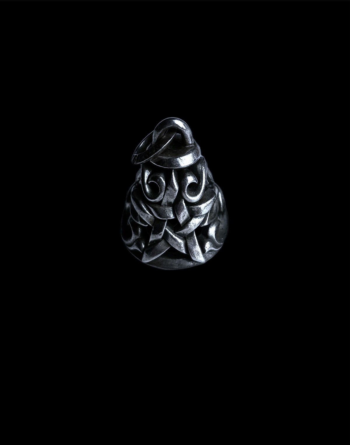 Deal Design Deal Design .925 Silver Large Split Gate Bell Pendant Size ONE SIZE - 2 Thumbnail