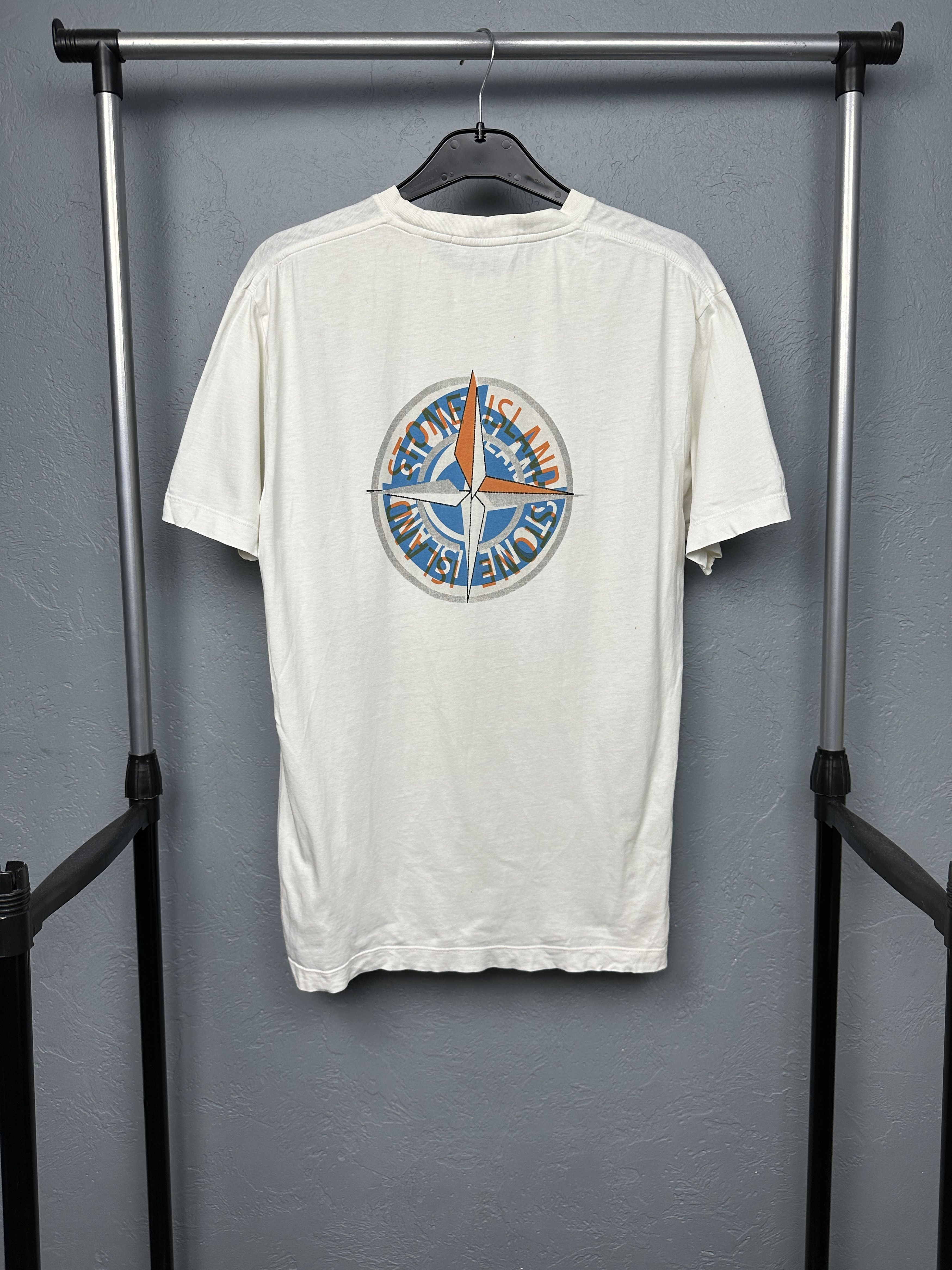 Stone Island Stone Island Mens Big Logo T-Shirt Size US L / EU 52-54 / 3 - 1 Thumbnail