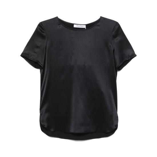 Max Mara MAX MARA Women Blouses DIDA 133 003 BLACK Size M / US 6-8 / IT 42-44 - 1 Thumbnail
