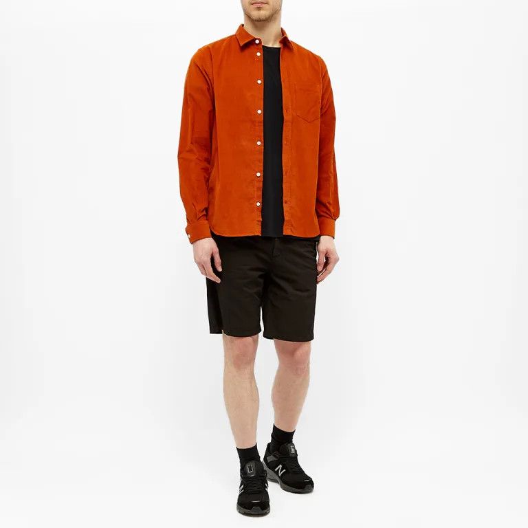 Norse Projects Norse Projects Osvald Corduroy Cadmium Orange Shirt XL Size US XL / EU 56 / 4 - 3 Thumbnail