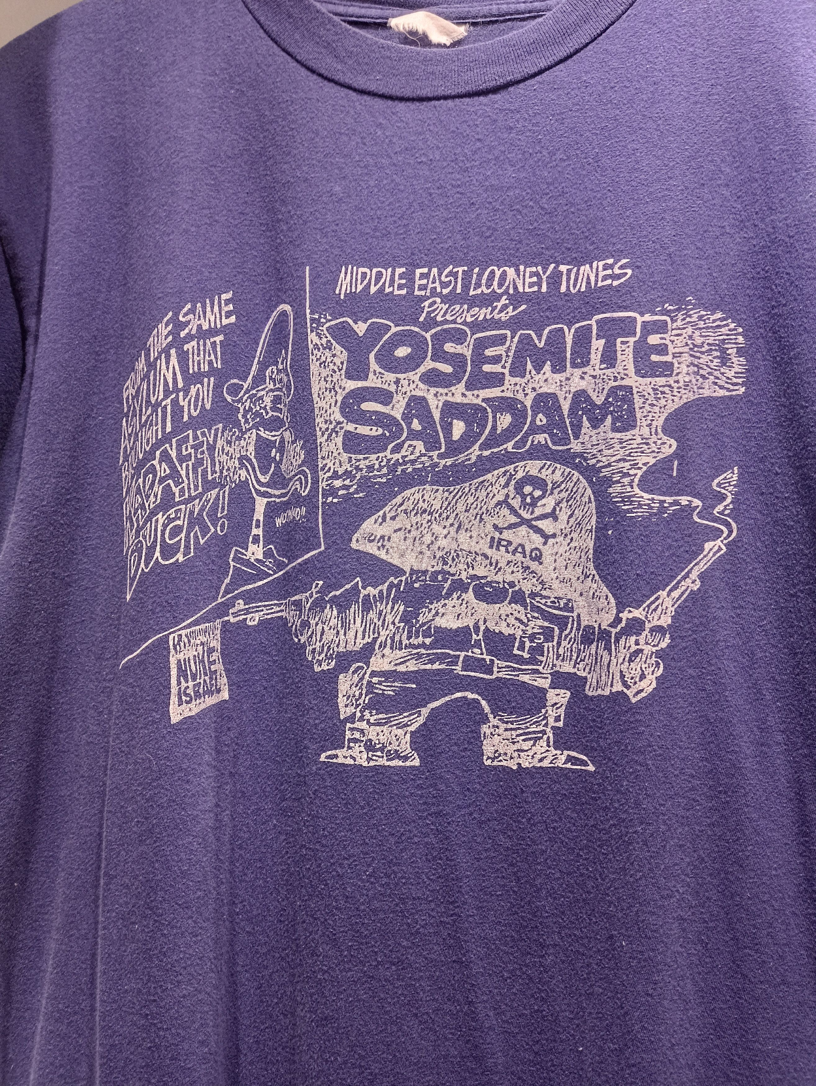 Fuck Art, Make Tees × Vintage vintage 90s yossamite saddam Size US L / EU 52-54 / 3 - 2 Thumbnail
