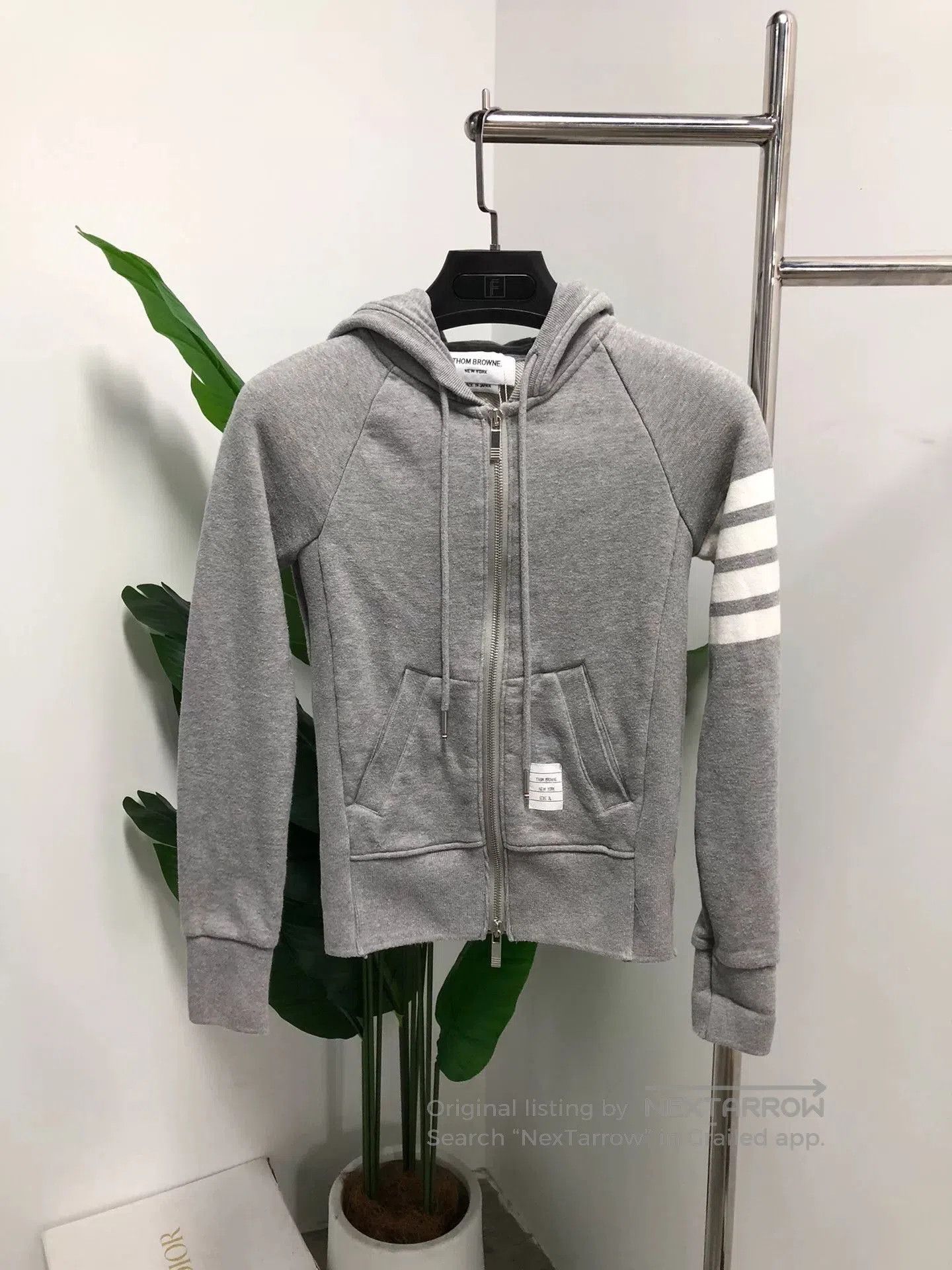 Thom Browne thom browne classic stripe zip hoodie gray. Size US S / EU 44-46 / 1 - 1 Thumbnail