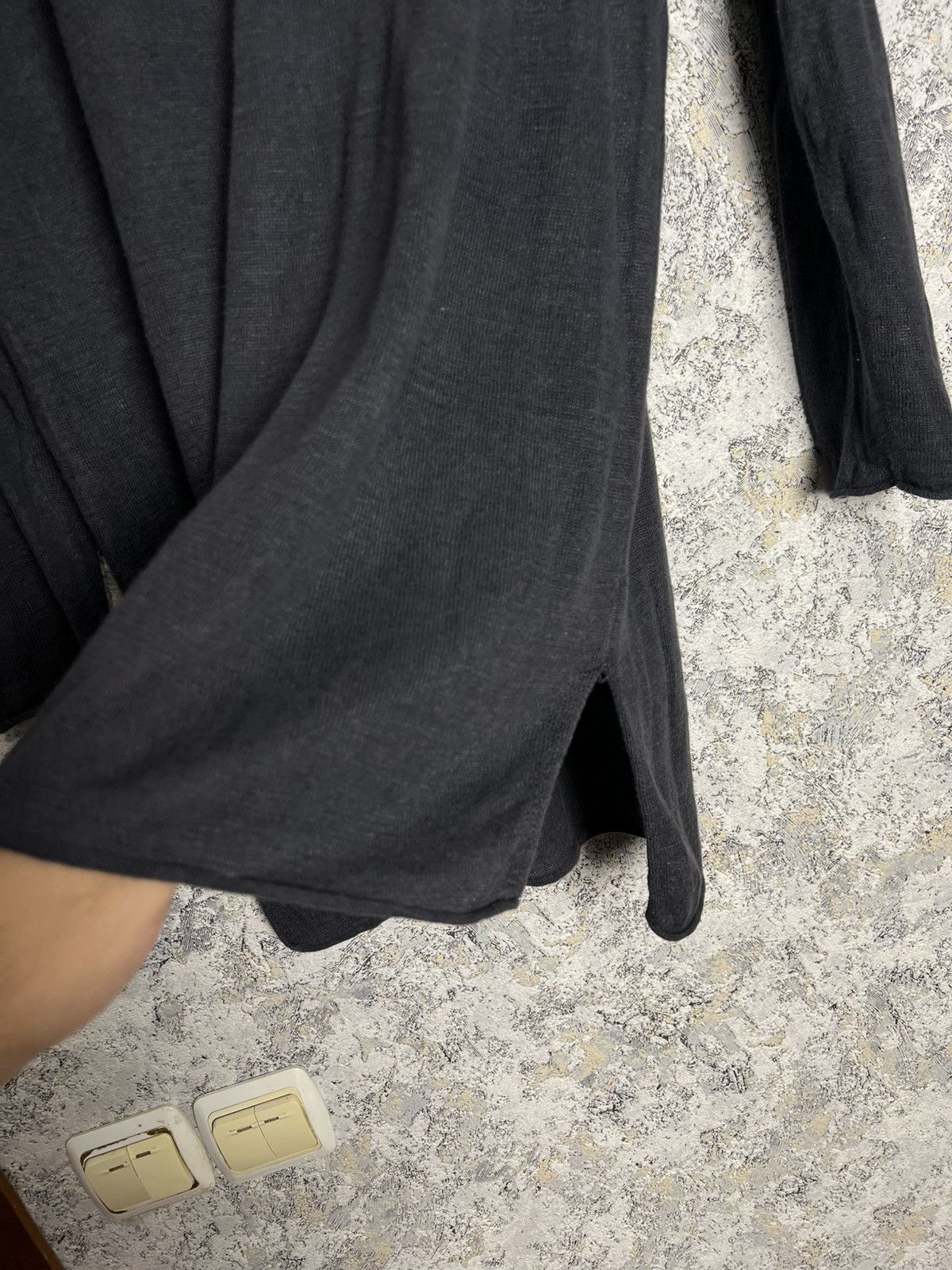 Designer × Vintage Gudrun Sjoden Long Sleeve Knitted Dress Linen Size S Sjöden Size S / US 4 / IT 40 - 3 Thumbnail