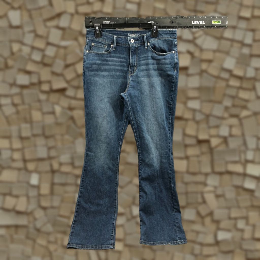 Levi's Levi's Jeans Bootcut Women 14 Medium Wash Blue 32" Inseam Regular 5-Pocket Denim Cotton Size 36" / US 14 / IT 50 - 1 Thumbnail
