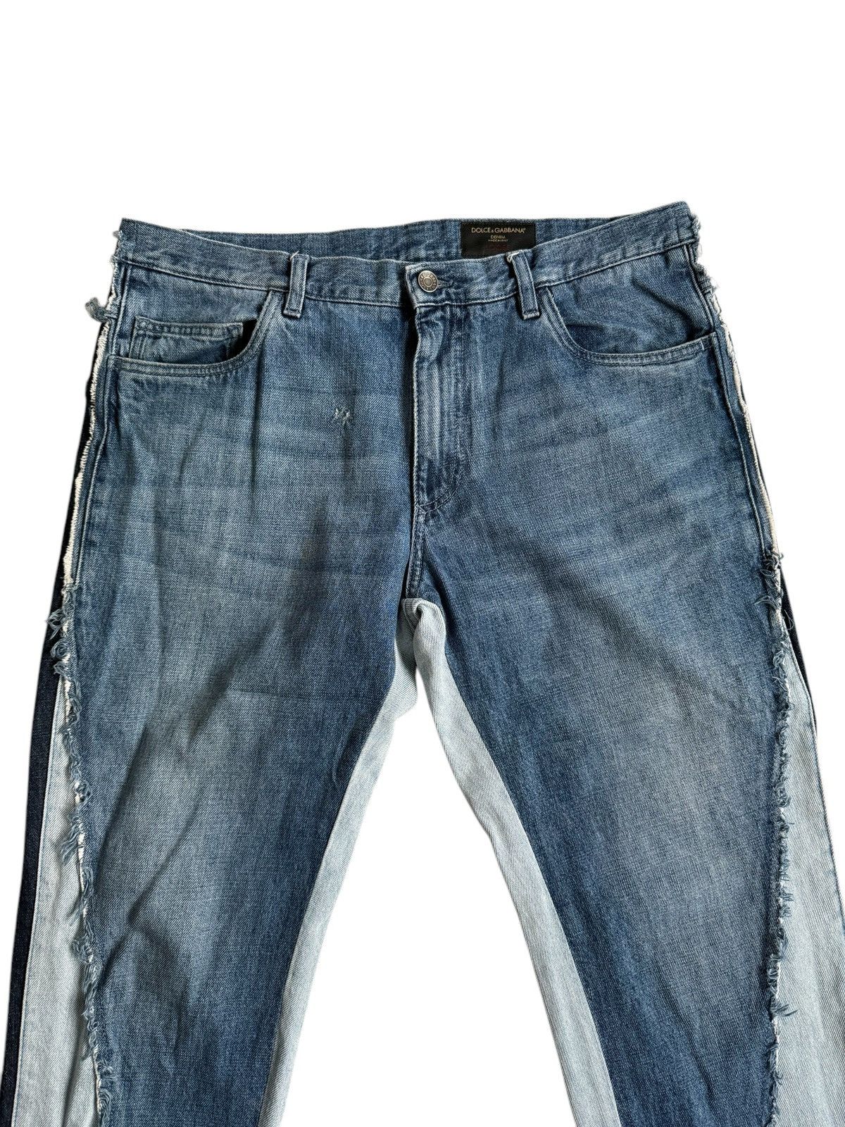 Dolce & Gabbana Dolce & Gabbana Parchwork Denim Size US 32 / EU 48 - 3 Thumbnail