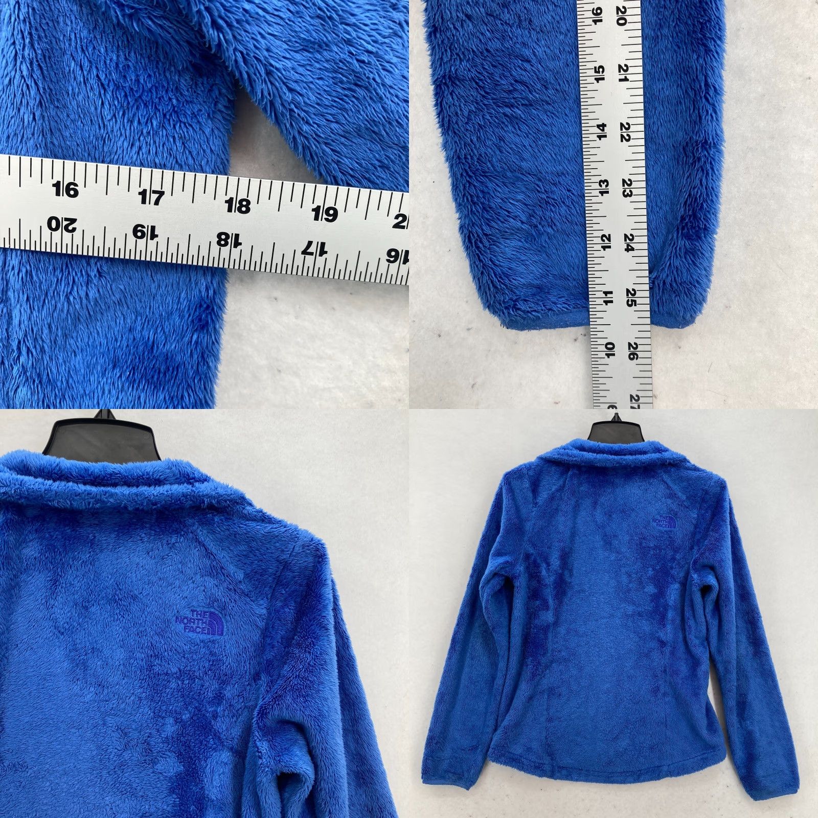 The North Face The North Face Full Zip Fleece Jacket Women's Small Blue Embroidered Zip Pockets Size S / US 4 / IT 40 - 8 Thumbnail