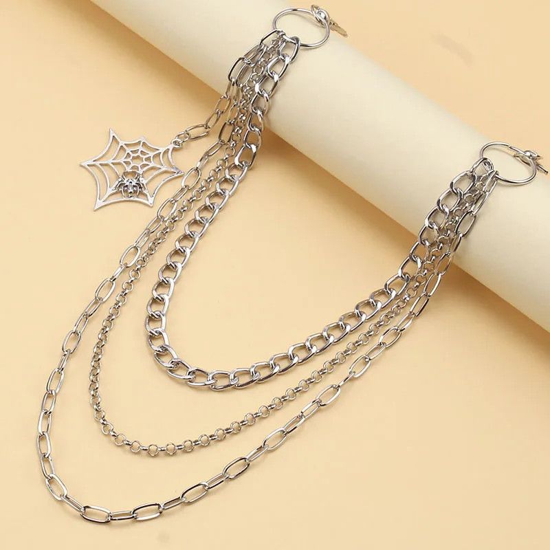Vintage Metal Pants Chain Hip Hop Chain Size ONE SIZE - 4 Thumbnail