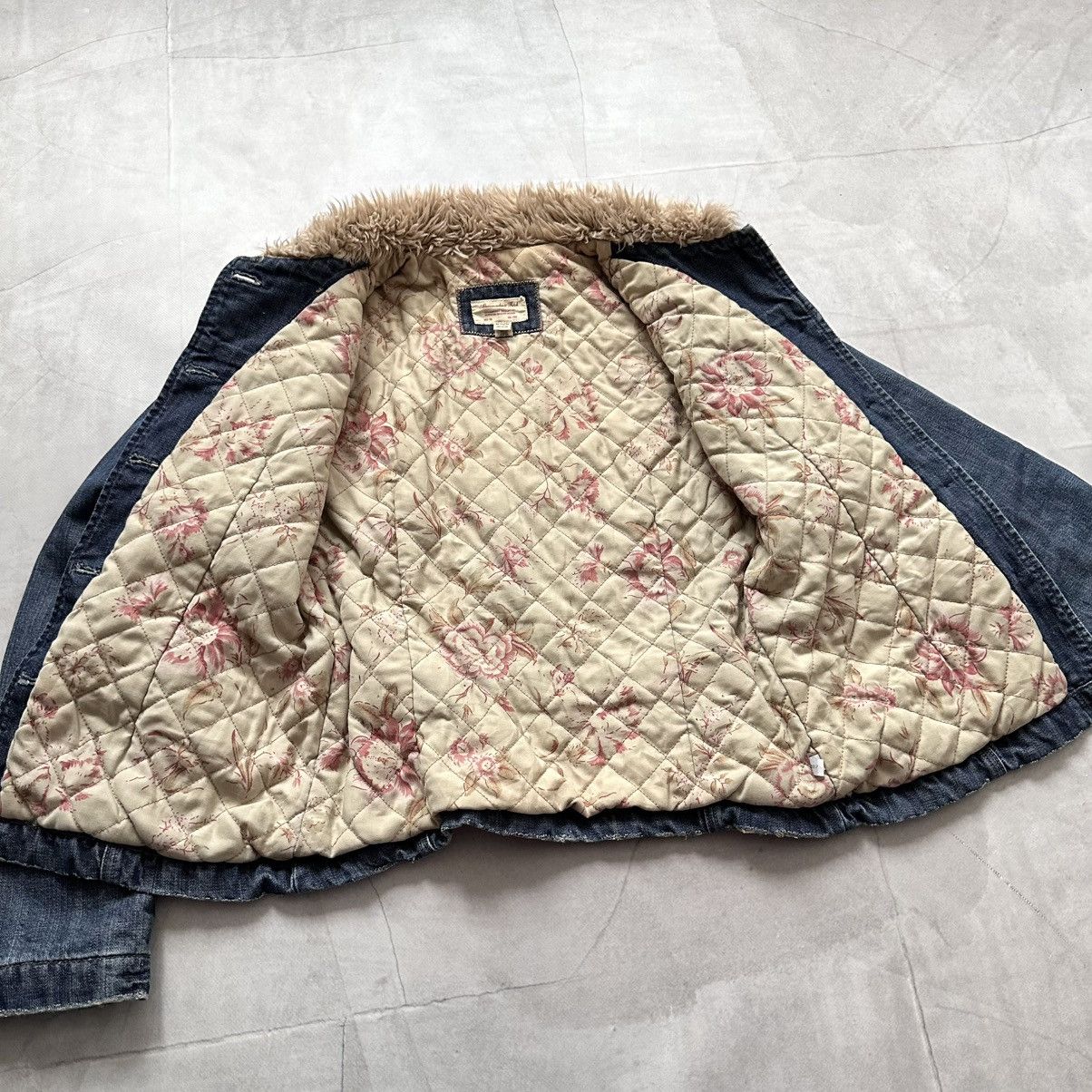 Hysteric Glamour × Undercover Abercrombie Fitch Napoleon Military Denim Jacket Fur Trim Size M / US 6-8 / IT 42-44 - 11 Thumbnail