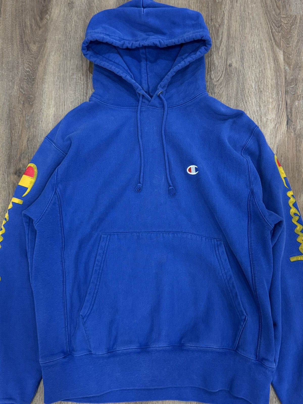 Champion × Vintage Vintage Champion Reverse Weave Hoodie Rare Colour-way Size US M / EU 48-50 / 2 - 4 Thumbnail
