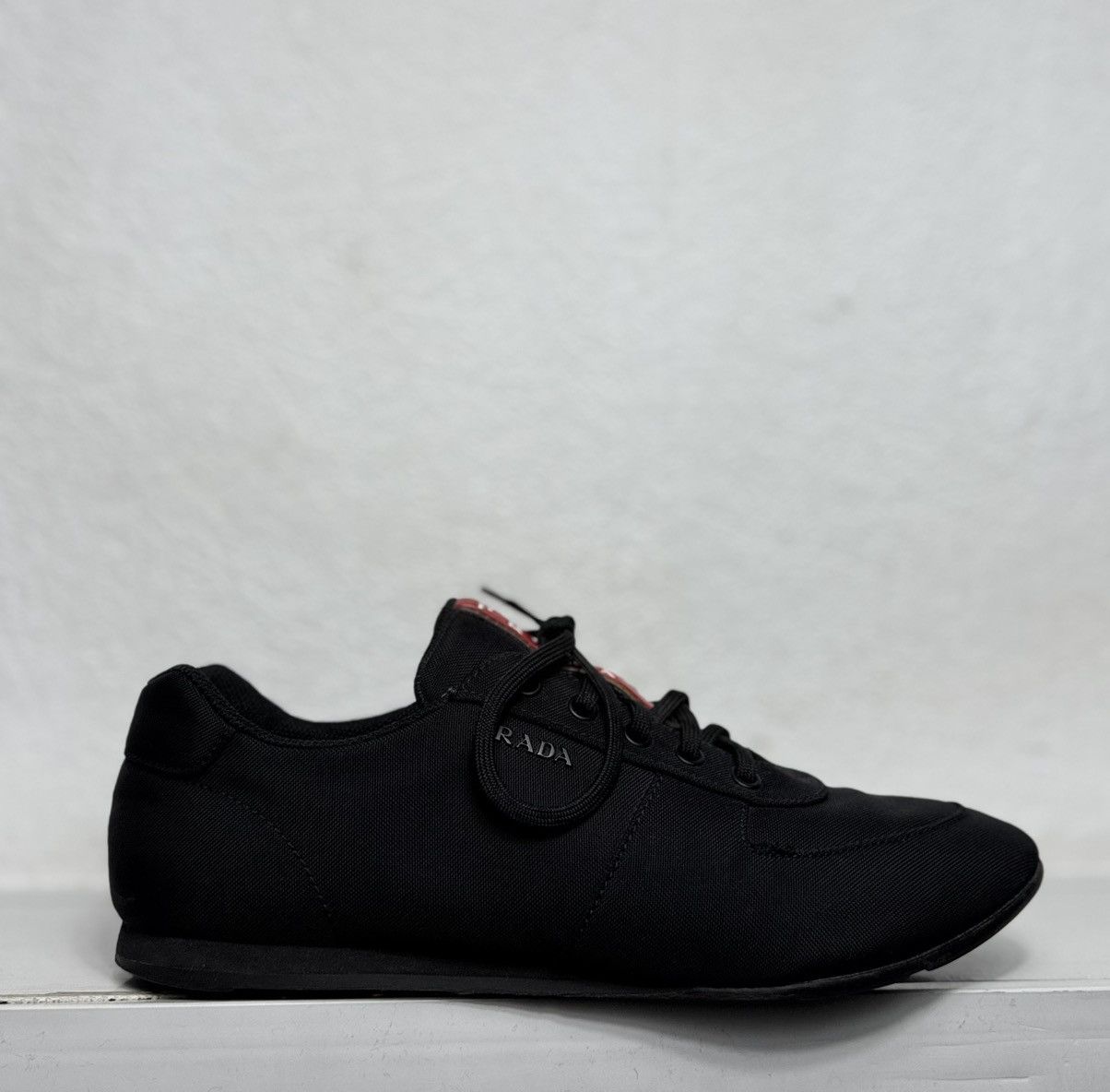 Prada Prada Red Tab Luxury Black Casual Shoes Sneakers Size US 9 / EU 42 - 2 Thumbnail