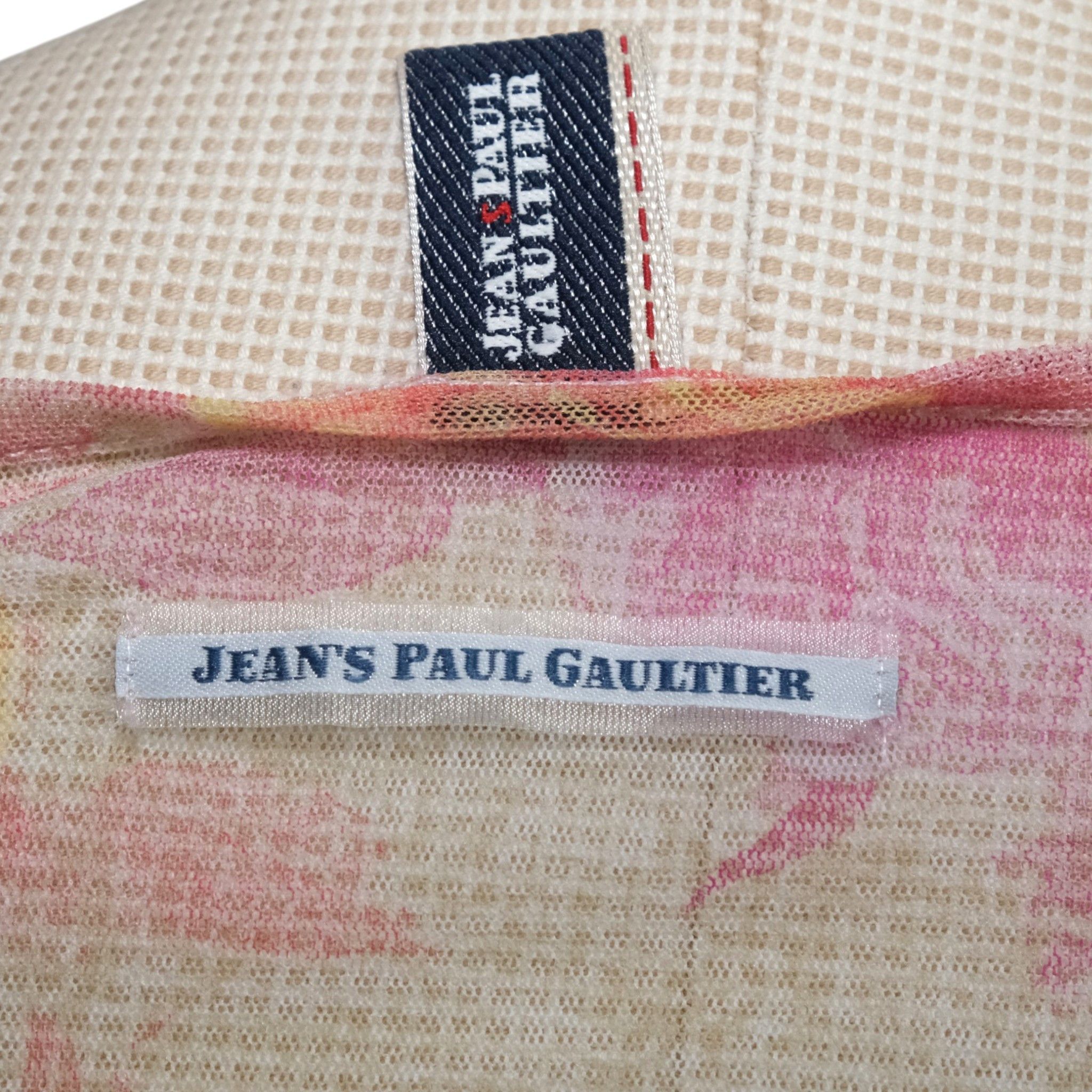Jean Paul Gaultier Jean's Paul Gaultier Currency Bill Mesh Shirt Size S / US 4 / IT 40 - 6 Thumbnail