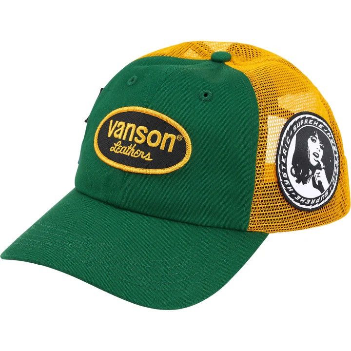 Supreme Supreme Hysteric Glamour Vanson Leather Mesh Back 6-Panel Size ONE SIZE - 1 Thumbnail