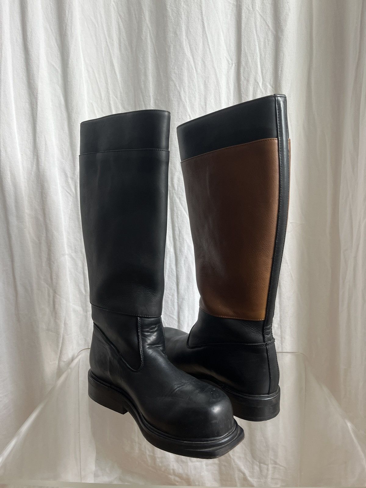 Dirk Bikkembergs AW97 Mismatched Patch Boots Size US 8 / EU 41 - 8 Thumbnail