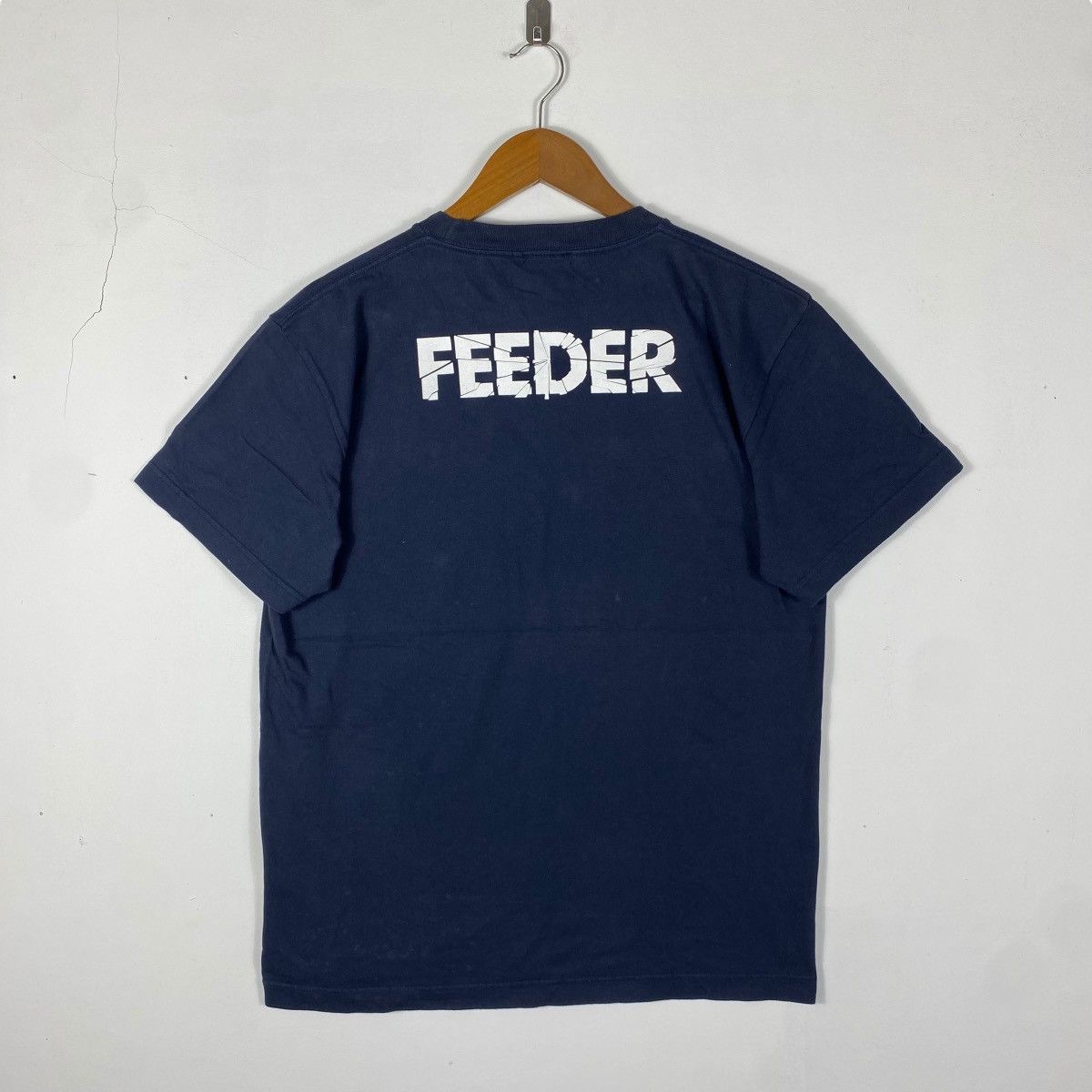 Band Tees × Vintage Vintage 00's FEEDER Welsh Rock Band Tee Shirt Large Size Size US L / EU 52-54 / 3 - 4 Thumbnail