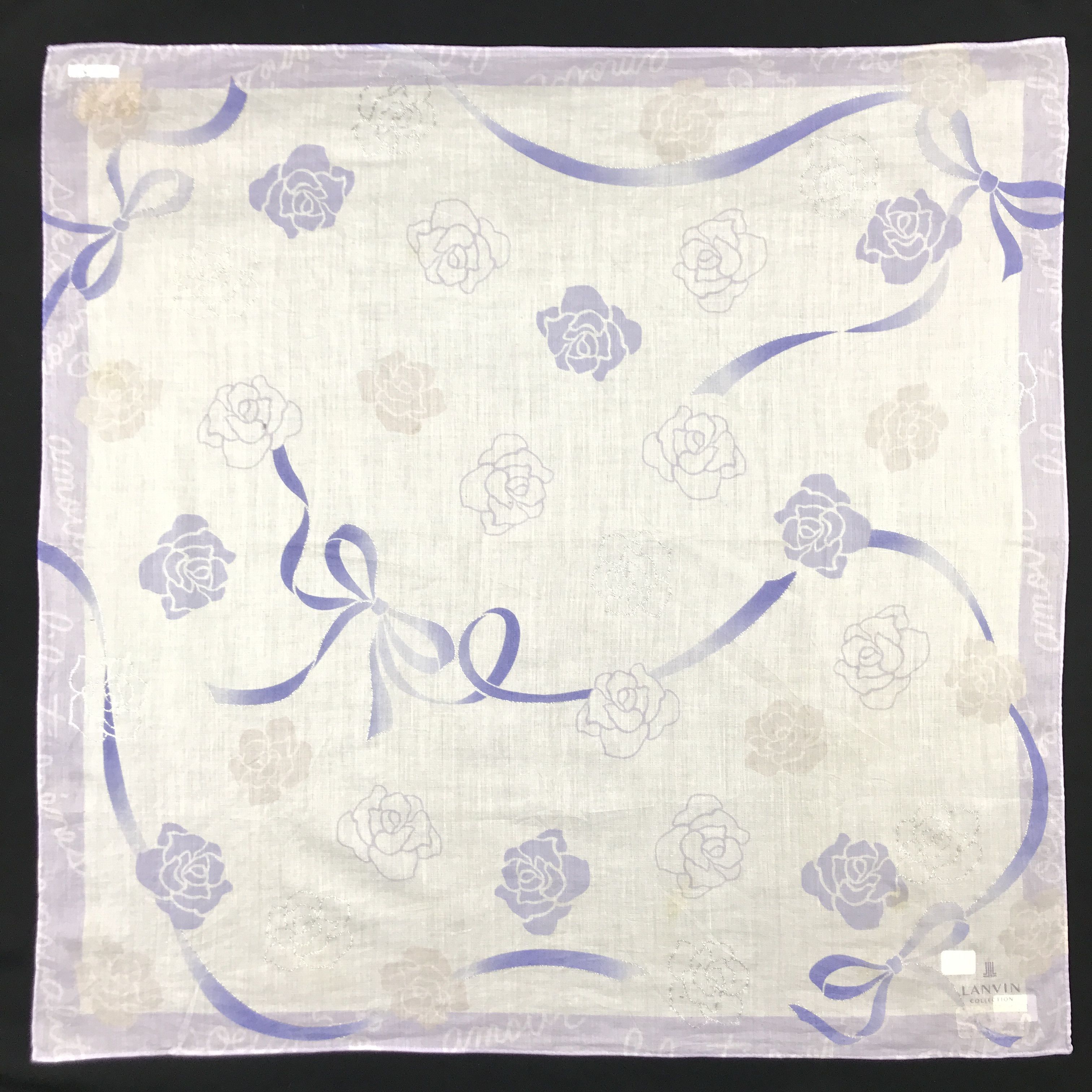 Designer × Lanvin × Vintage Vintage Lanvin Bandana Neckerchief Handkerchief Size ONE SIZE - 1 Thumbnail