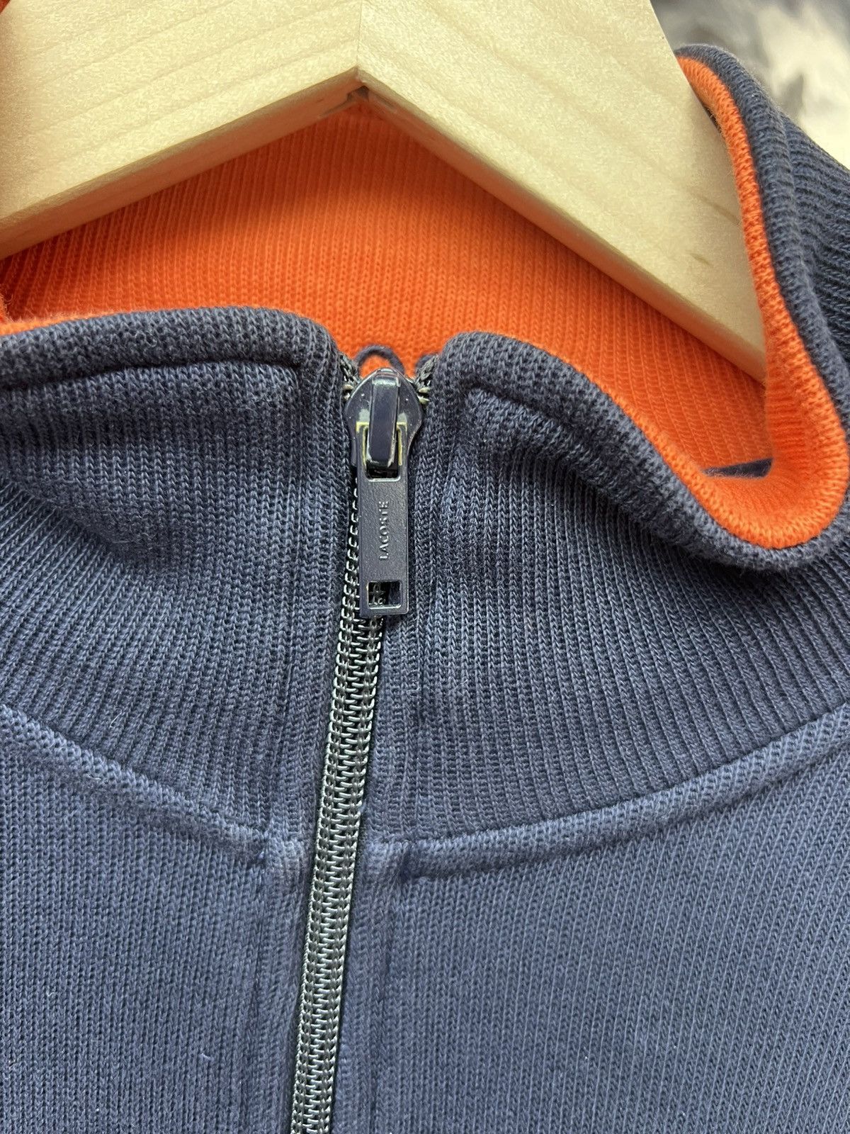 Lacoste Lacoste Blue Quater Zip Sweatshirt Size US L / EU 52-54 / 3 - 4 Thumbnail