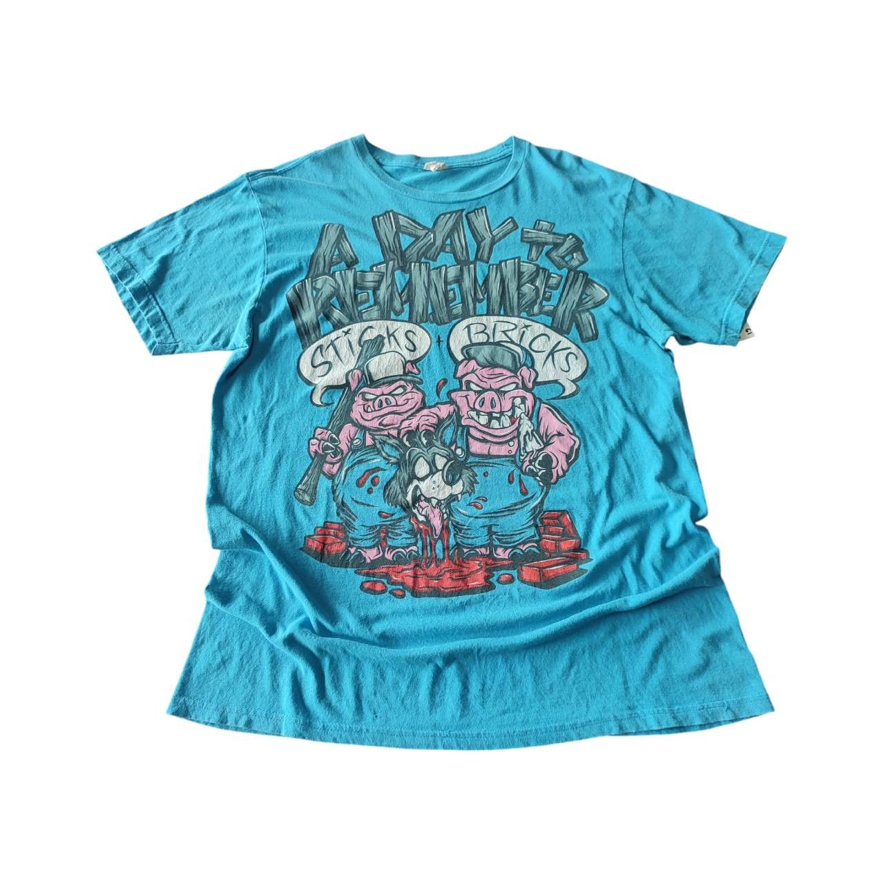 Band Tees × Vintage A DAY TO REMEMBER T SHIRT Size US L / EU 52-54 / 3 - 1 Thumbnail