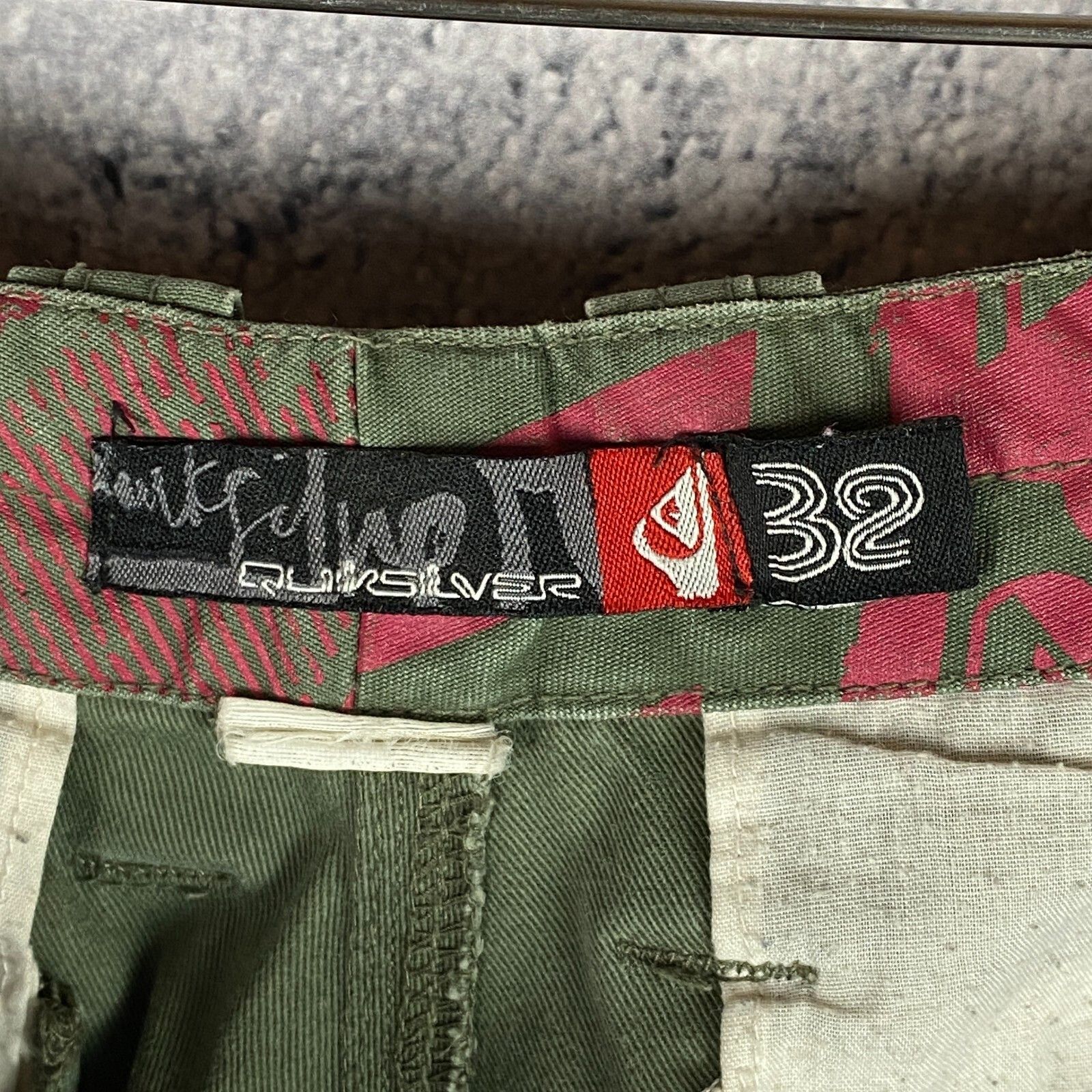 Quiksilver Quiksilver Cargo Shorts Men's Size 32 Green ` Size US 32 / EU 48 - 7 Thumbnail