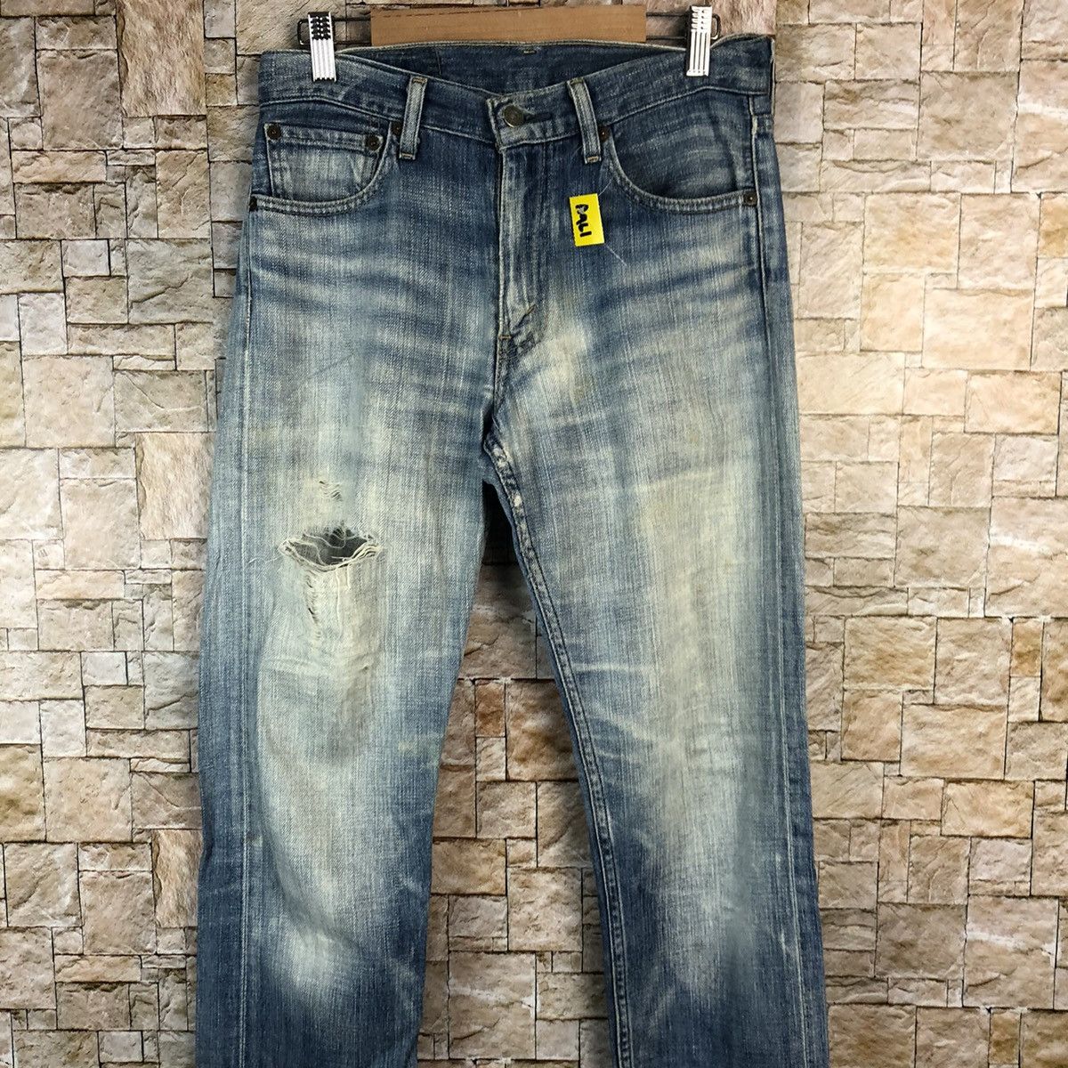 Levi's Levis Blue Distressed faded Denim Pants #A961 Size US 29 - 5 Thumbnail