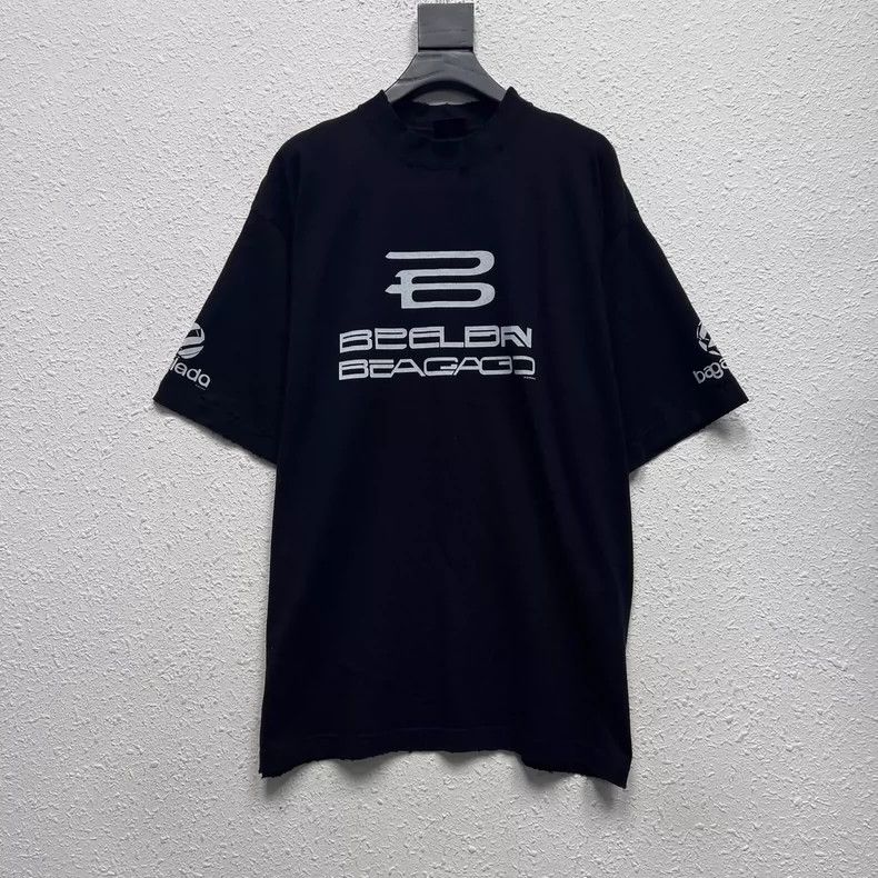 Balenciaga Balenciaga Ai Generation LOGO Letter Print Old Destruction Size US M / EU 48-50 / 2 - 1 Thumbnail