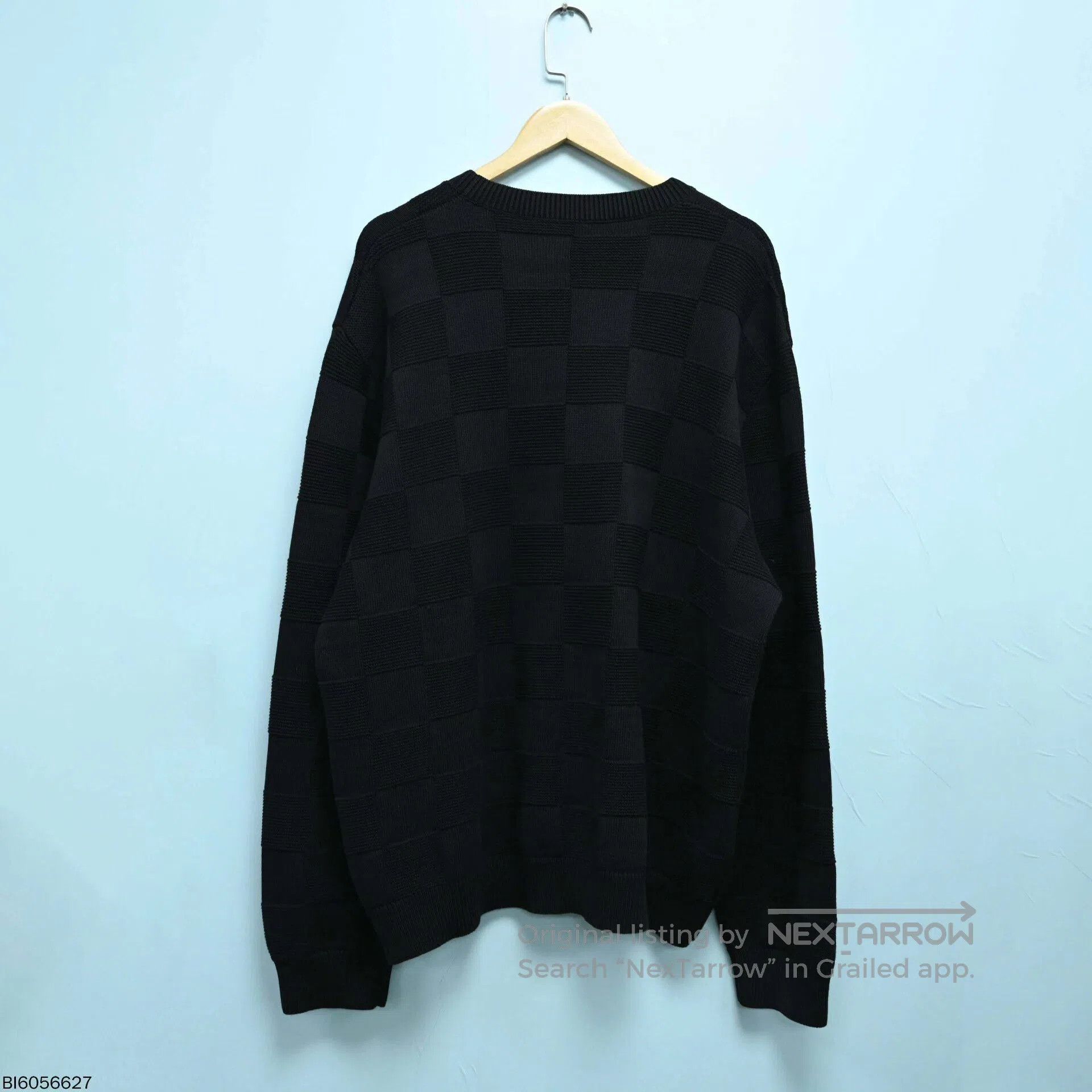 Louis Vuitton louis vuitton black long sleeve knit sweater. Size US XXL / EU 58 / 5 - 2 Thumbnail