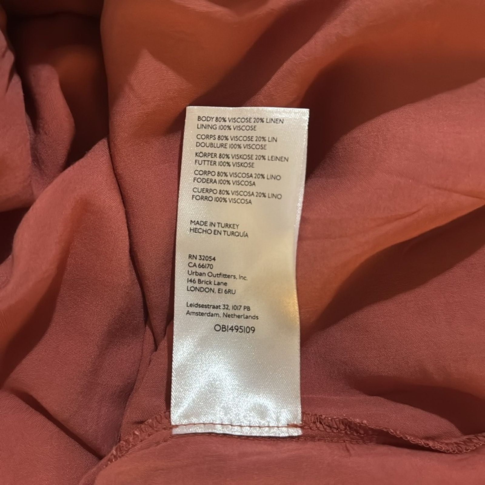 Anthropologie Anthropologie Puff-Sleeve Wrap Mini Dress - Pink Rose Sz 10 Size L / US 10 / IT 46 - 8 Thumbnail