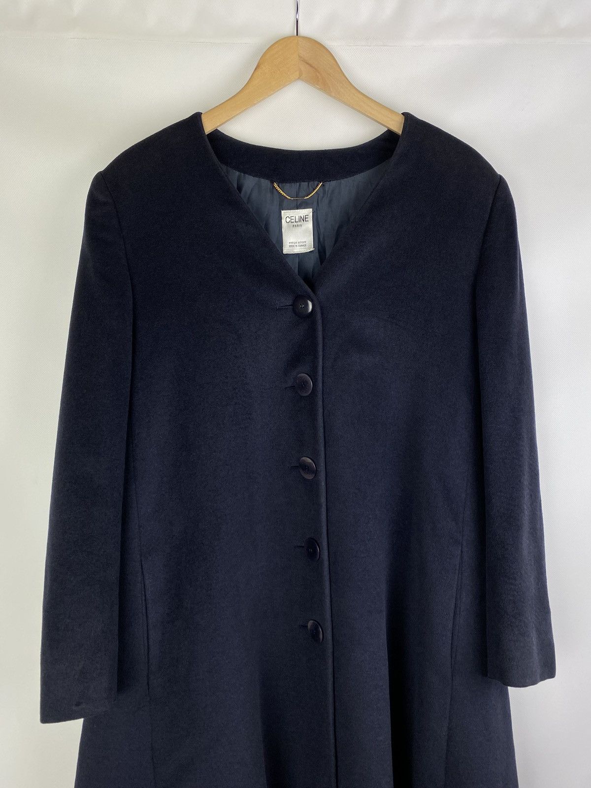 Celine Celine vintage ladies wool coat jacket size ~ 44 Size M / US 6-8 / IT 42-44 - 6 Thumbnail