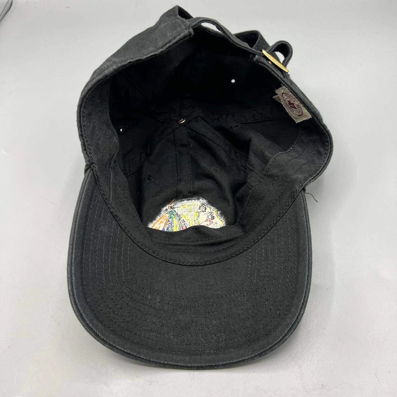 47 Chicago Blackhawks Hat Men Black 47 Brand NHL Strap Back Cap Size ONE SIZE - 2 Thumbnail